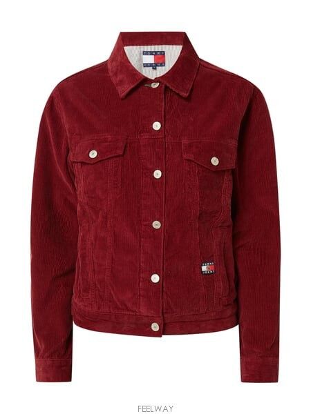 Tommy Hilfiger **TOMMY HILFIGER Corduroy Crest Logo Jacket Size S / US 4 / IT 40 - 6 Thumbnail