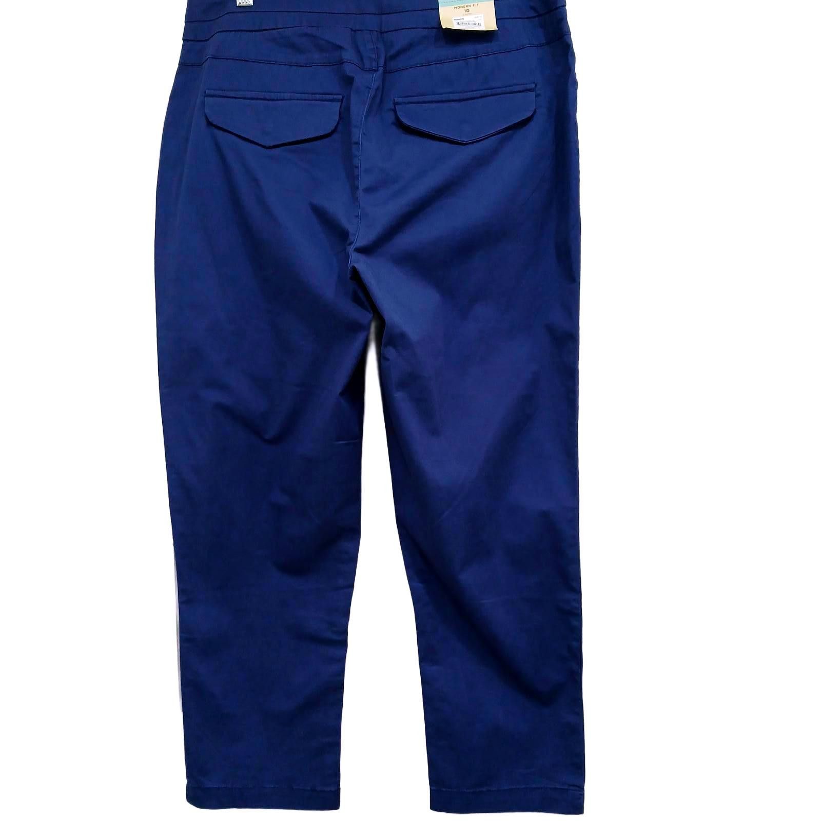 Sonoma Sonoma Life + Style Modern Capri Pants Size 10 Periwinkle Size 32" / US 10 / IT 46 - 6 Thumbnail