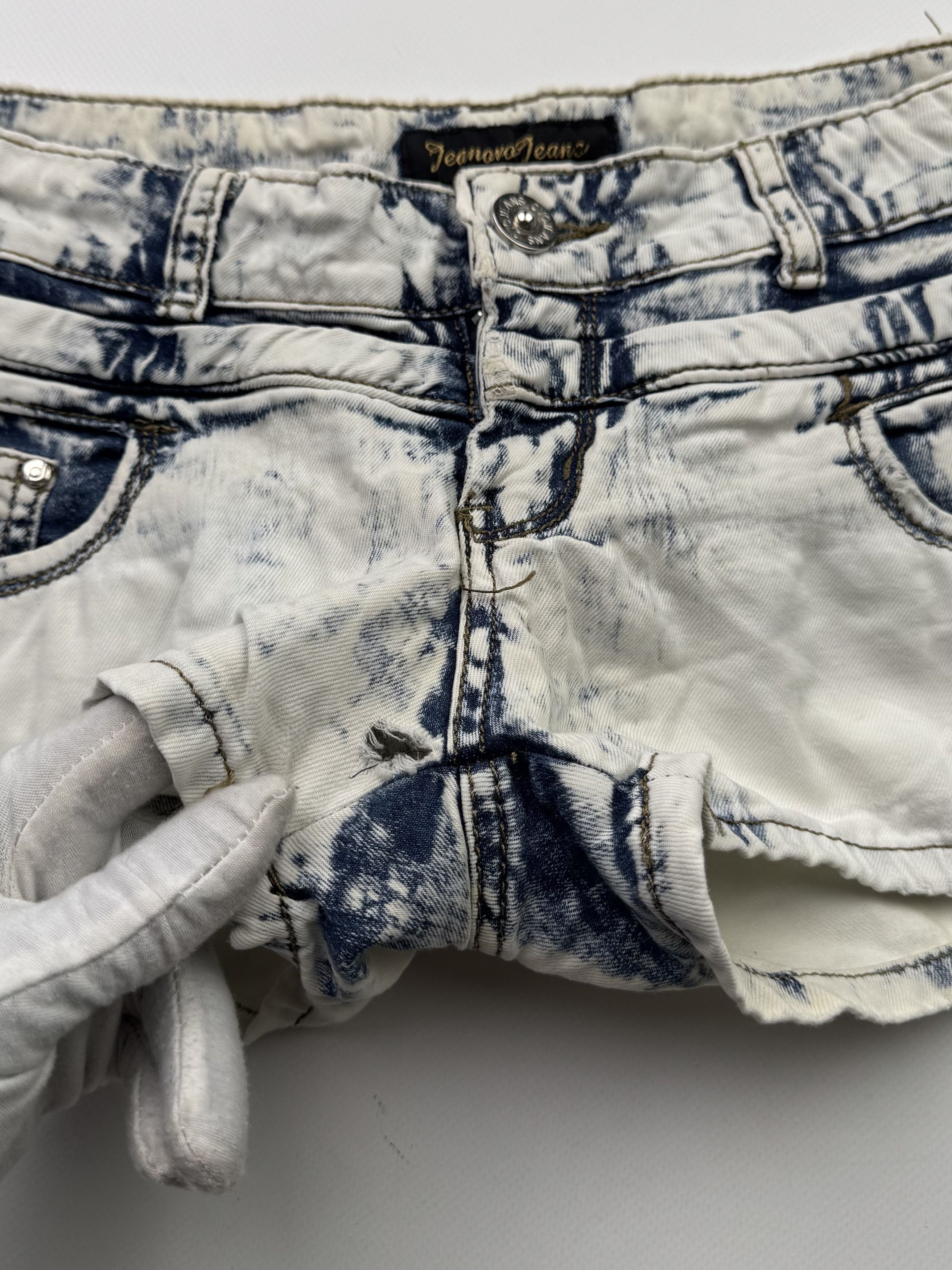 Vintage Vintage Distressed Mini Shorts B522(V339)E2 Size 27" / US 4 / IT 40 - 6 Thumbnail