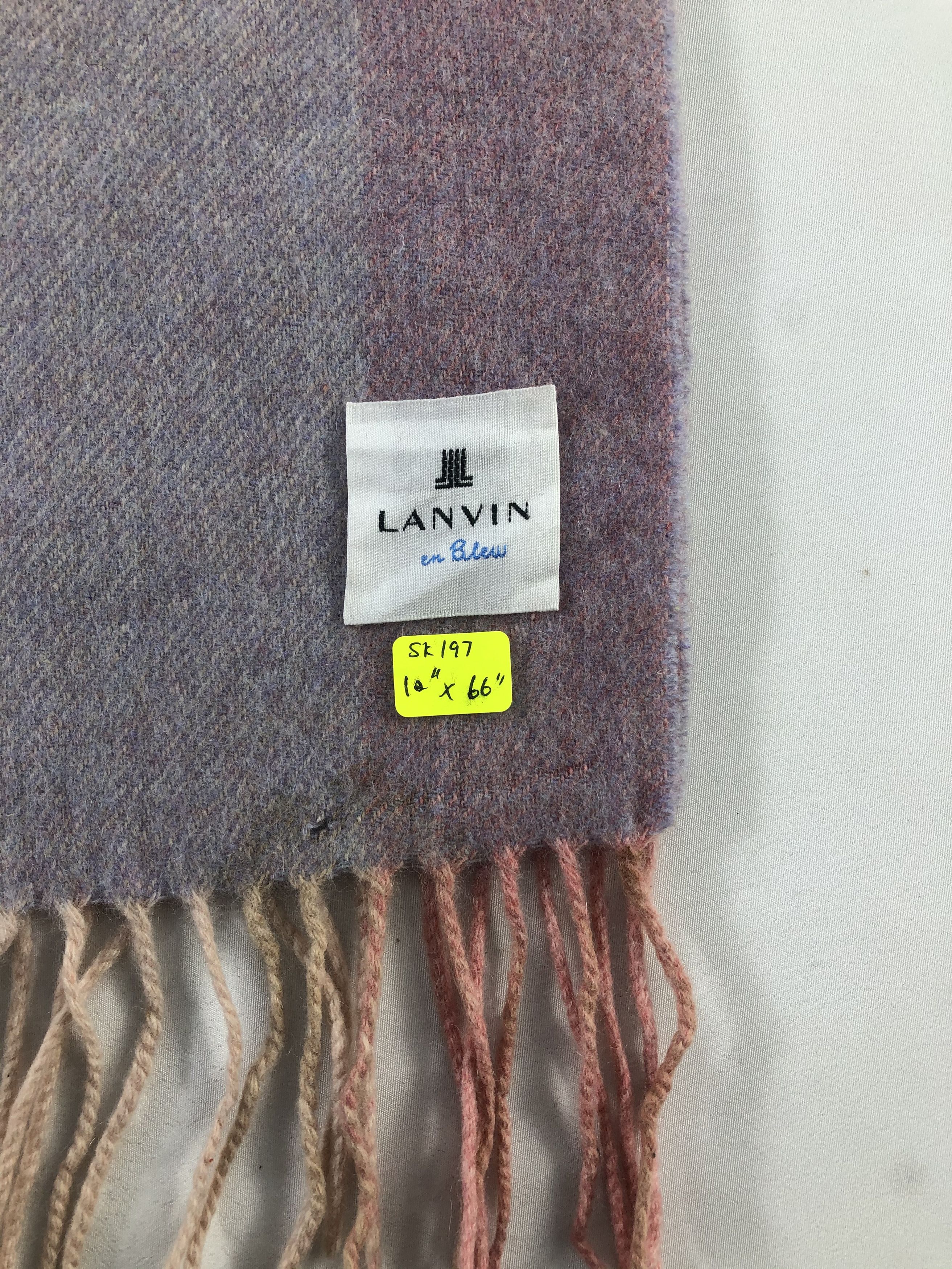 Lanvin Lanvin Cashmere Scarf / Muffler / Neckwear Size ONE SIZE - 4 Thumbnail