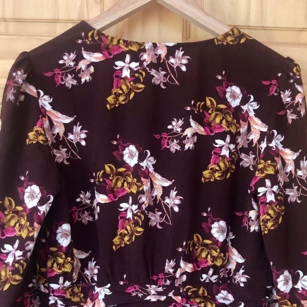 Chelsea Soccer Chelsea28 ruched floral long sleeve mini dress size M Size M / US 6-8 / IT 42-44 - 9 Thumbnail