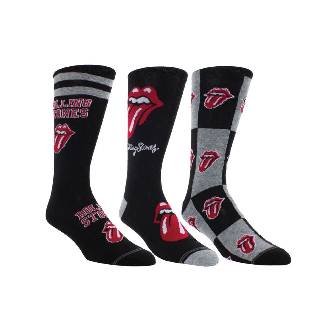 The Rolling Stones The Rolling Stones Guitar Tin Sock Box, 3 Pair Size ONE SIZE - 2 Thumbnail