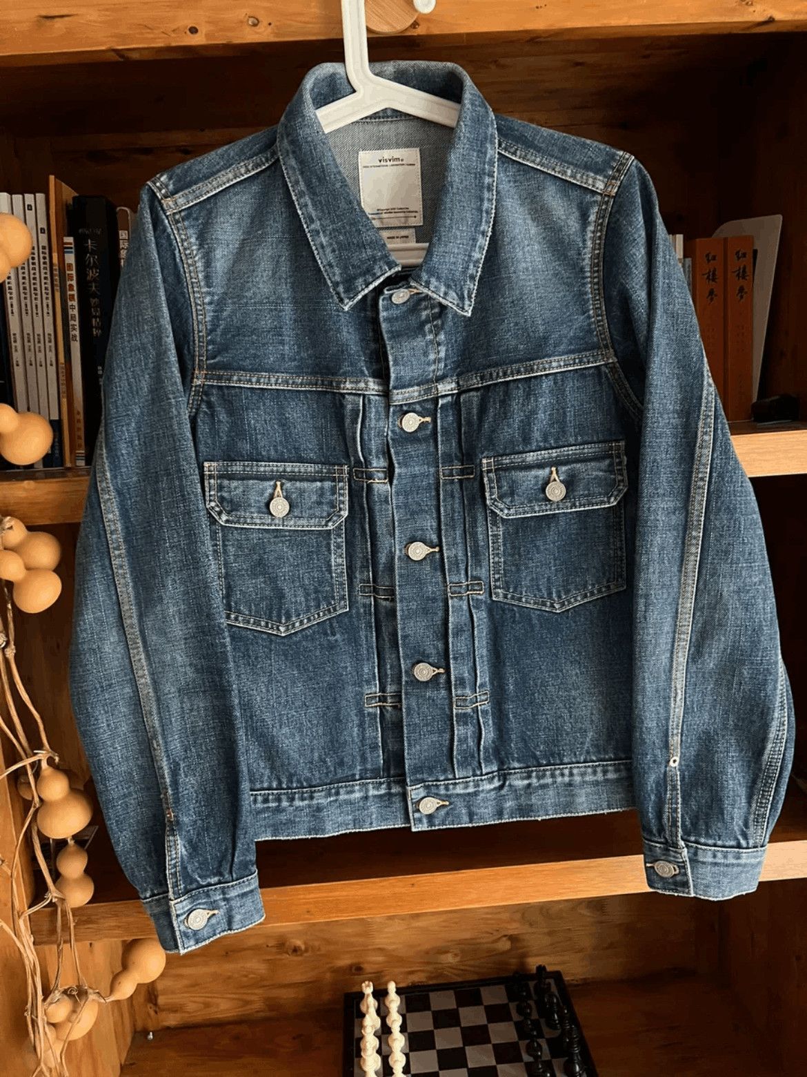 Visvim Sz 1 Visvim 19SS DMGD-1001 Denim Jacket Size US S / EU 44-46 / 1 - 2 Thumbnail