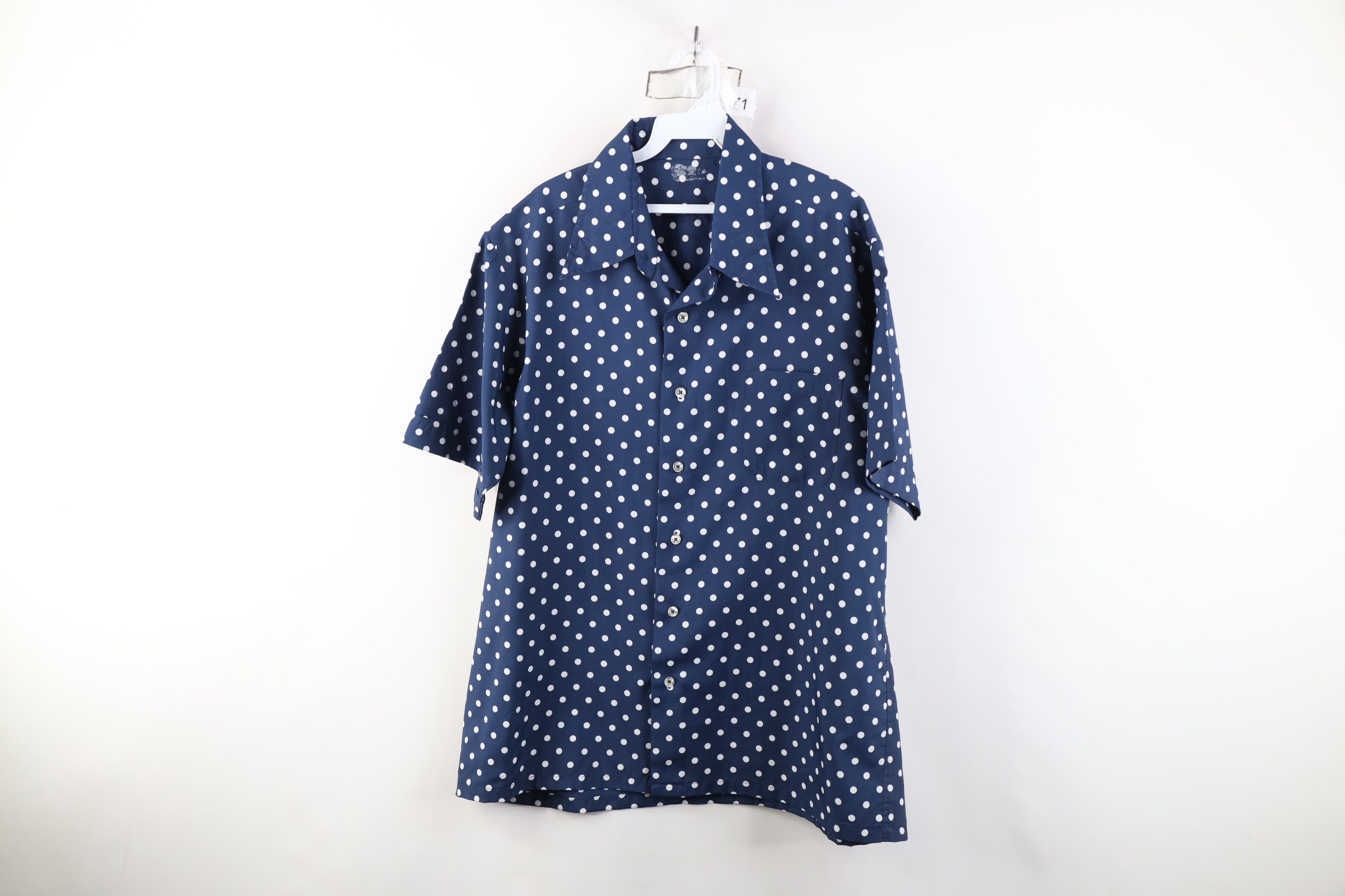 Vintage 70s Streetwear Short Sleeve Collared Button Shirt