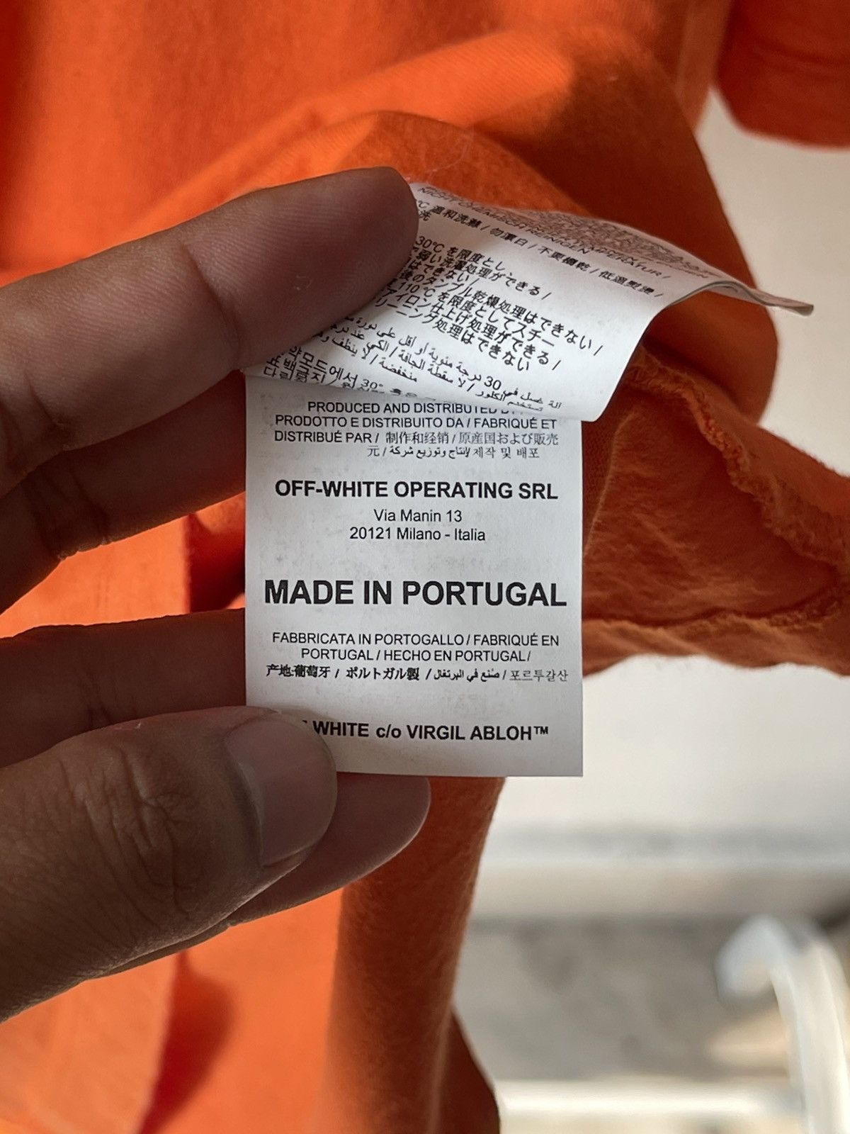 Off-White F/W2020 Off White Orange Tee A1 Size US XL / EU 56 / 4 - 13 Thumbnail
