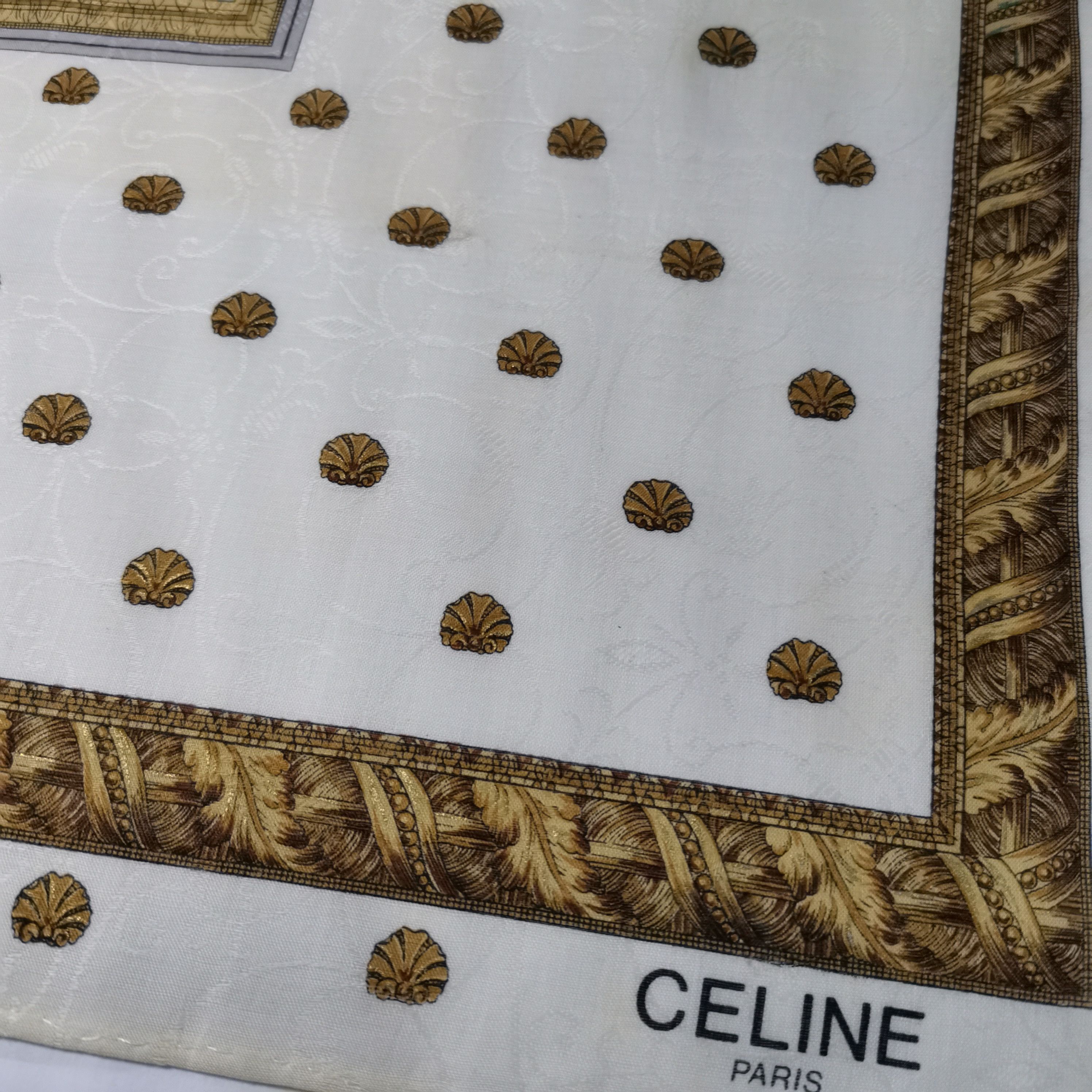 Celine CELINE HANDKERCHIEF/ BANDANA/ SCARF Size ONE SIZE - 7 Thumbnail