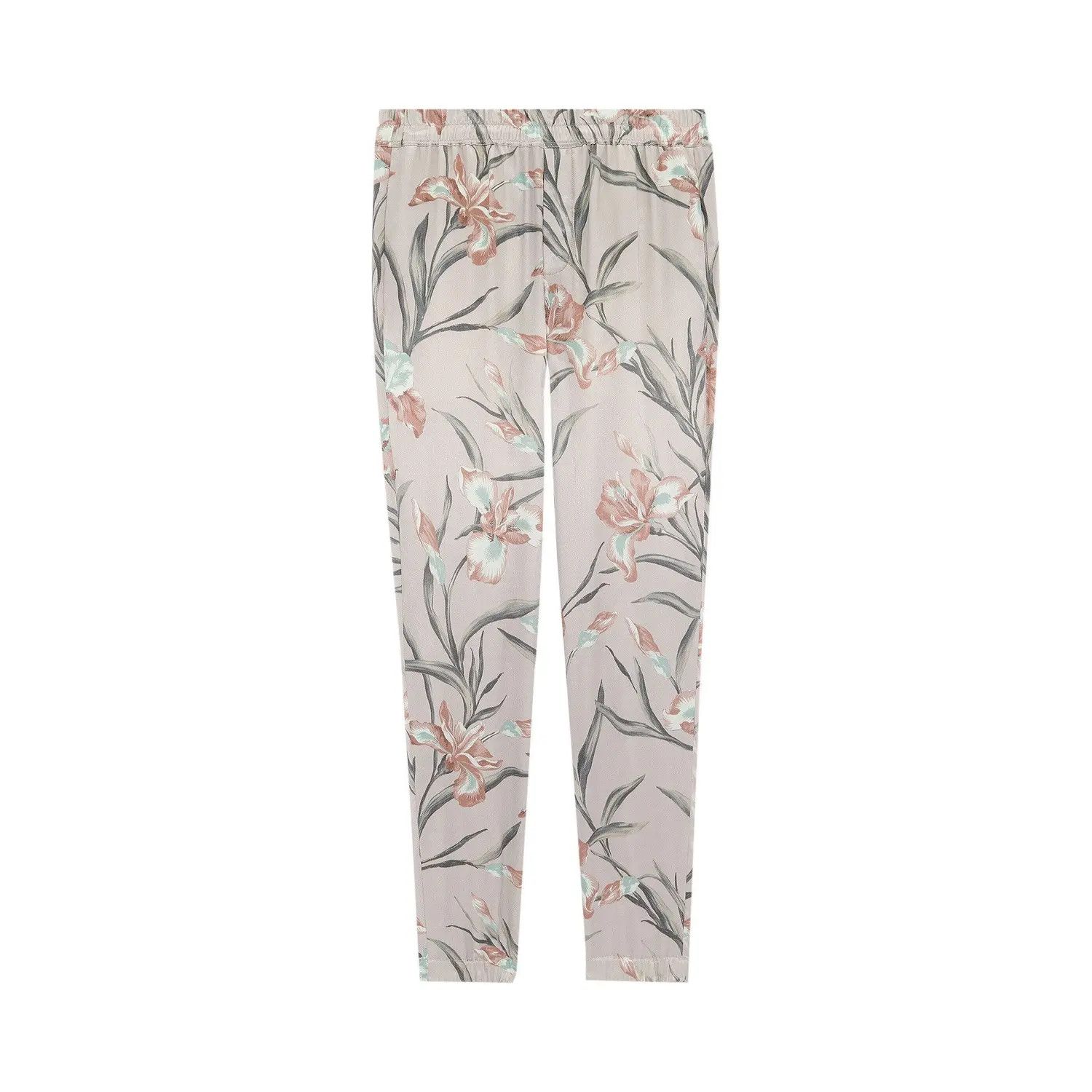 Saint Laurent Paris o1s1wg110225 782907 Relaxed Pant Floral Satin in Multicolor Size US 32 / EU 48 - 1 Thumbnail