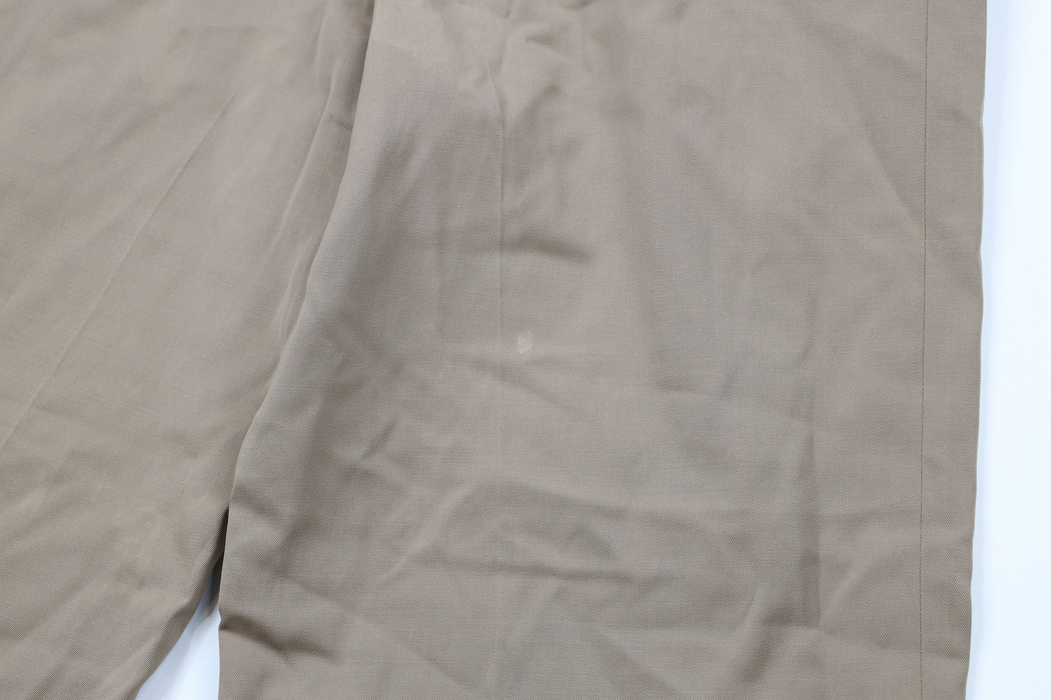 Ralph Lauren Vintage 70s Ralph Lauren Pleated Wide Leg Chino Pants USA Size US 32 / EU 48 - 16 Thumbnail