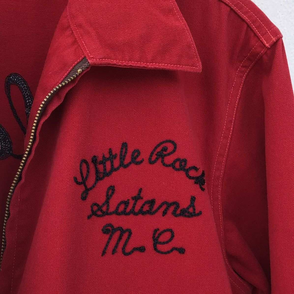 Whitesville VTG Whitesville Skull Head Trucker Jacket By Toyo Enterprise Size US M / EU 48-50 / 2 - 5 Thumbnail