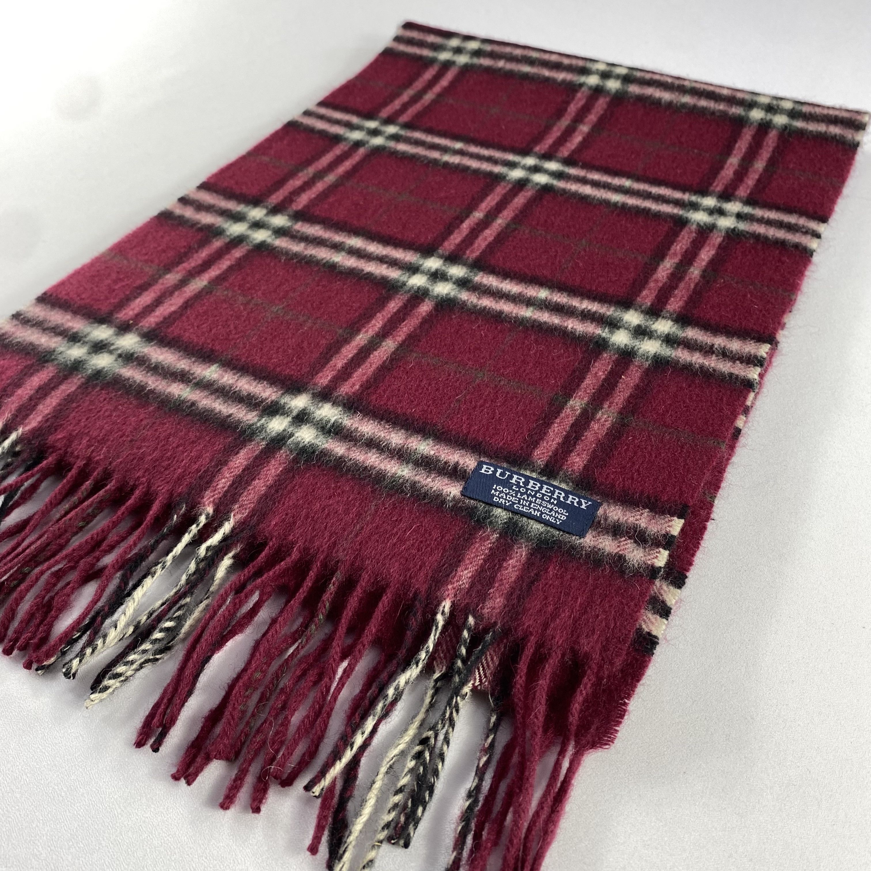 Burberry Burberry Checked Scarf Neck Wrap Wool Muffler Size ONE SIZE - 3 Thumbnail