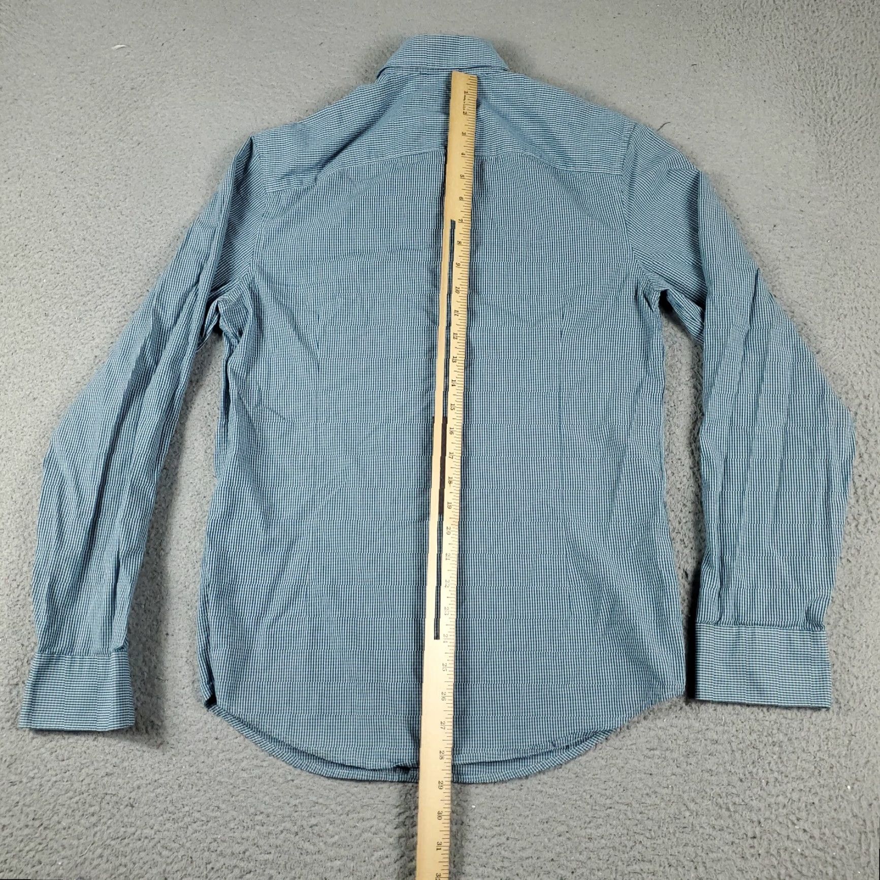 Original Penguin Original Penguin Shirt Mens Small Blue Long Sleeve Button-Up Cotton Collared Classic Preppy Size US S / EU 44-46 / 1 - 4 Thumbnail