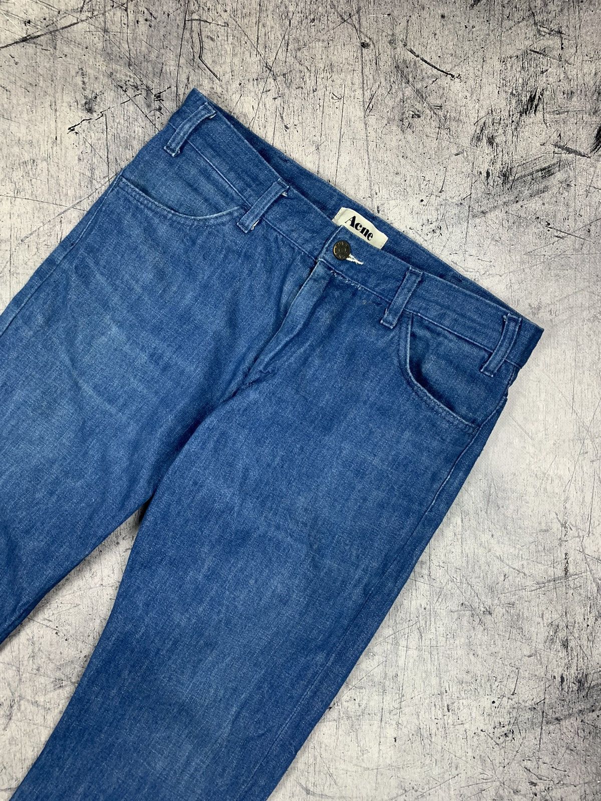 Acne Studios Acne Rebel Clear Blue Jeans Designer Luxury Sweden Size US 32 / EU 48 - 2 Thumbnail
