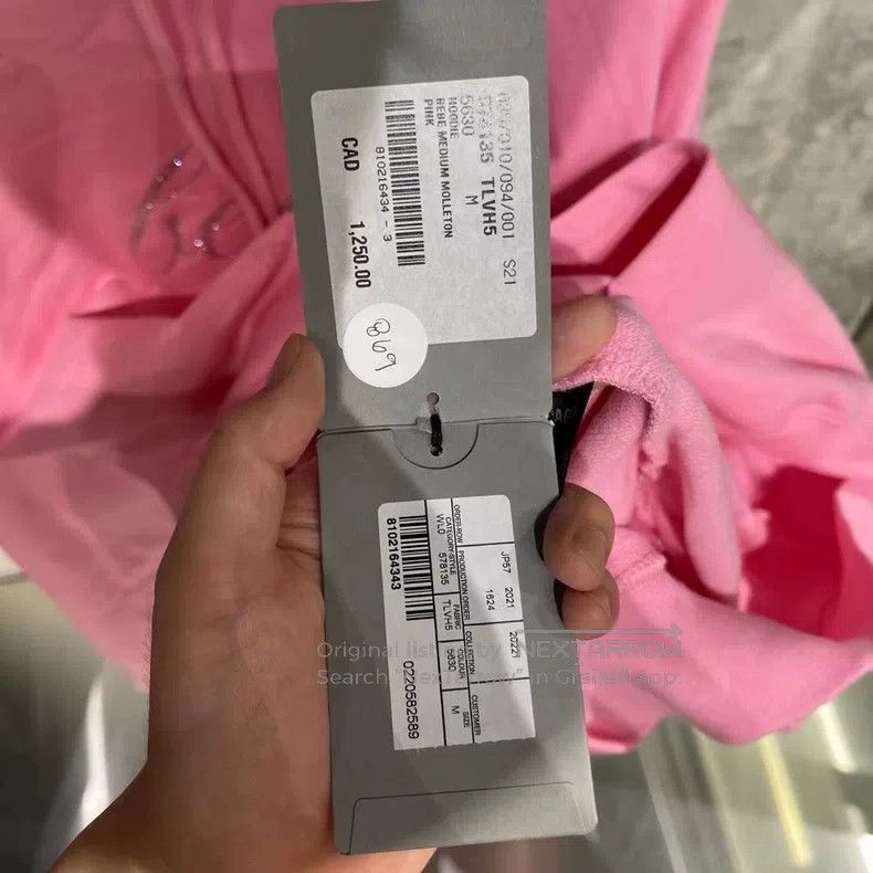 Balenciaga Balenciaga Pink diamond hoodie Size US M / EU 48-50 / 2 - 5 Thumbnail