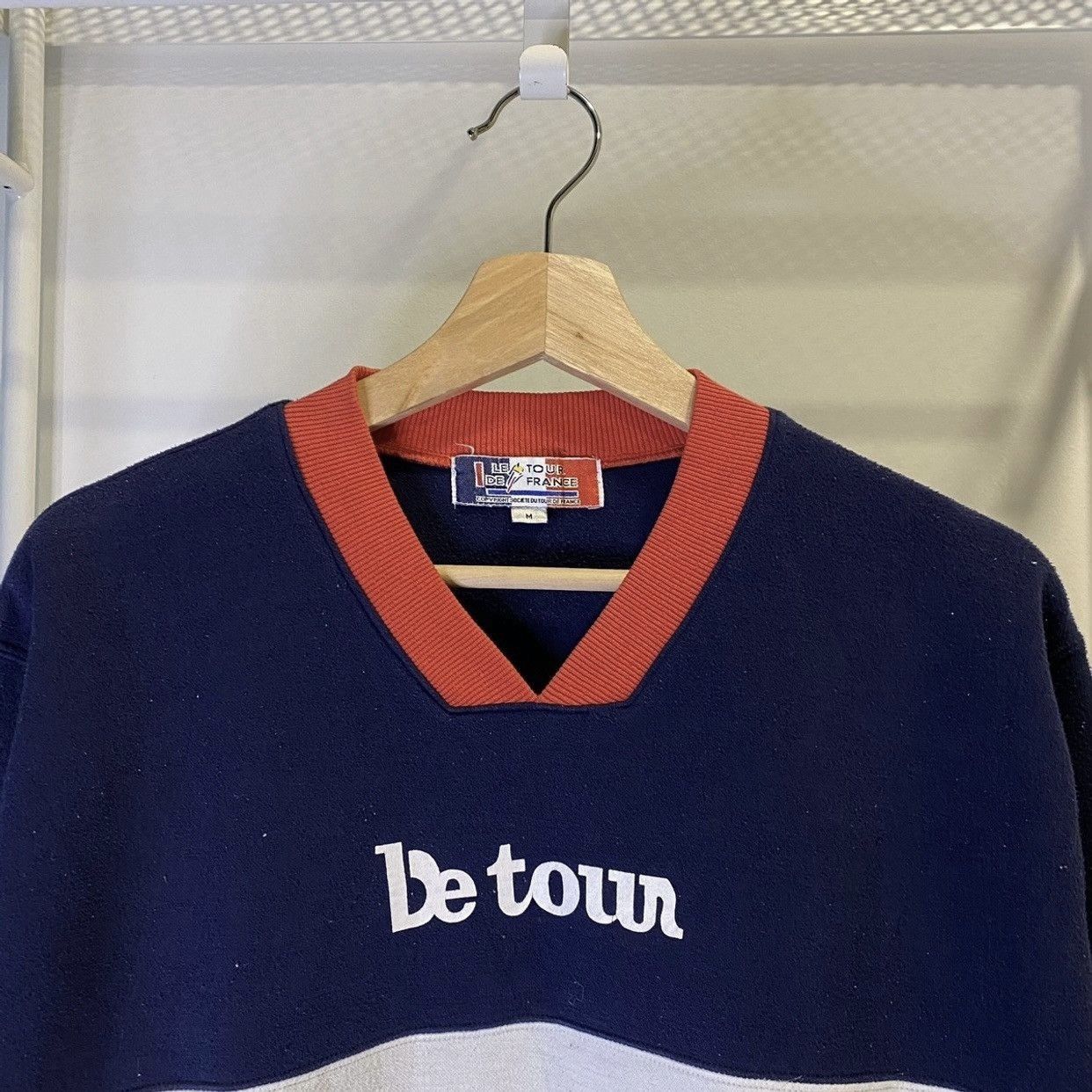Vintage Vintage 90s Le Tour De France Long sleeve Tee Tshirt Size US M / EU 48-50 / 2 - 5 Thumbnail