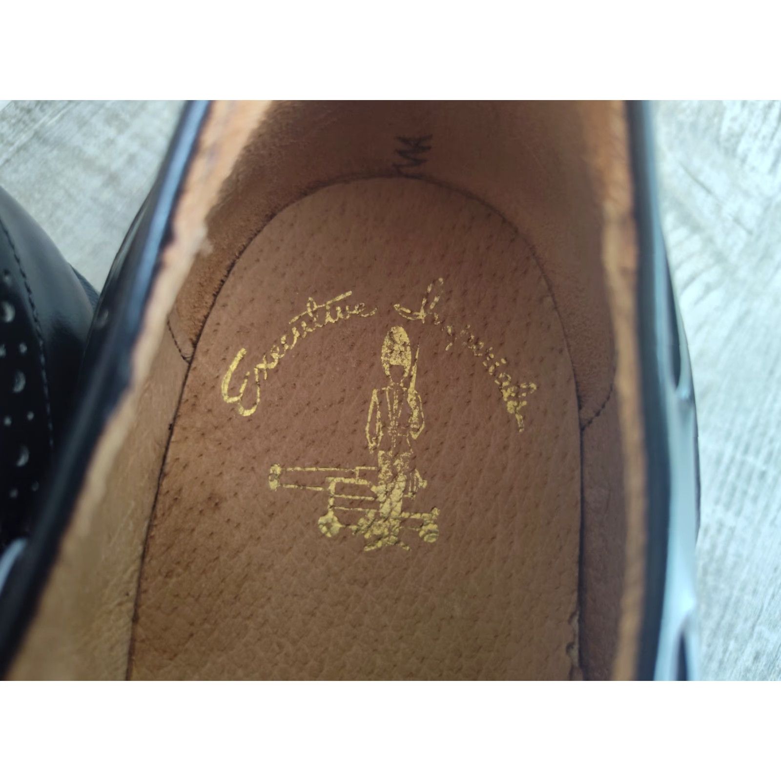 Imperial VINTAGE Mason Executive Imperial Men’s Dress Shoes Brogue Loafers Tasseled Full Brogue 70s Black Size 7 Mens Size US 7 / EU 40 - 5 Thumbnail
