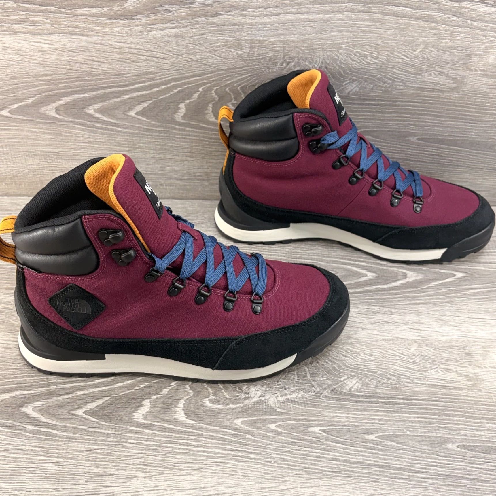 The North Face NEW The North Face Back to Berkeley II Textile Waterproof Purple Black Mens Boots - Hiking, Casual, 11 Size US 10 / EU 43 - 4 Thumbnail