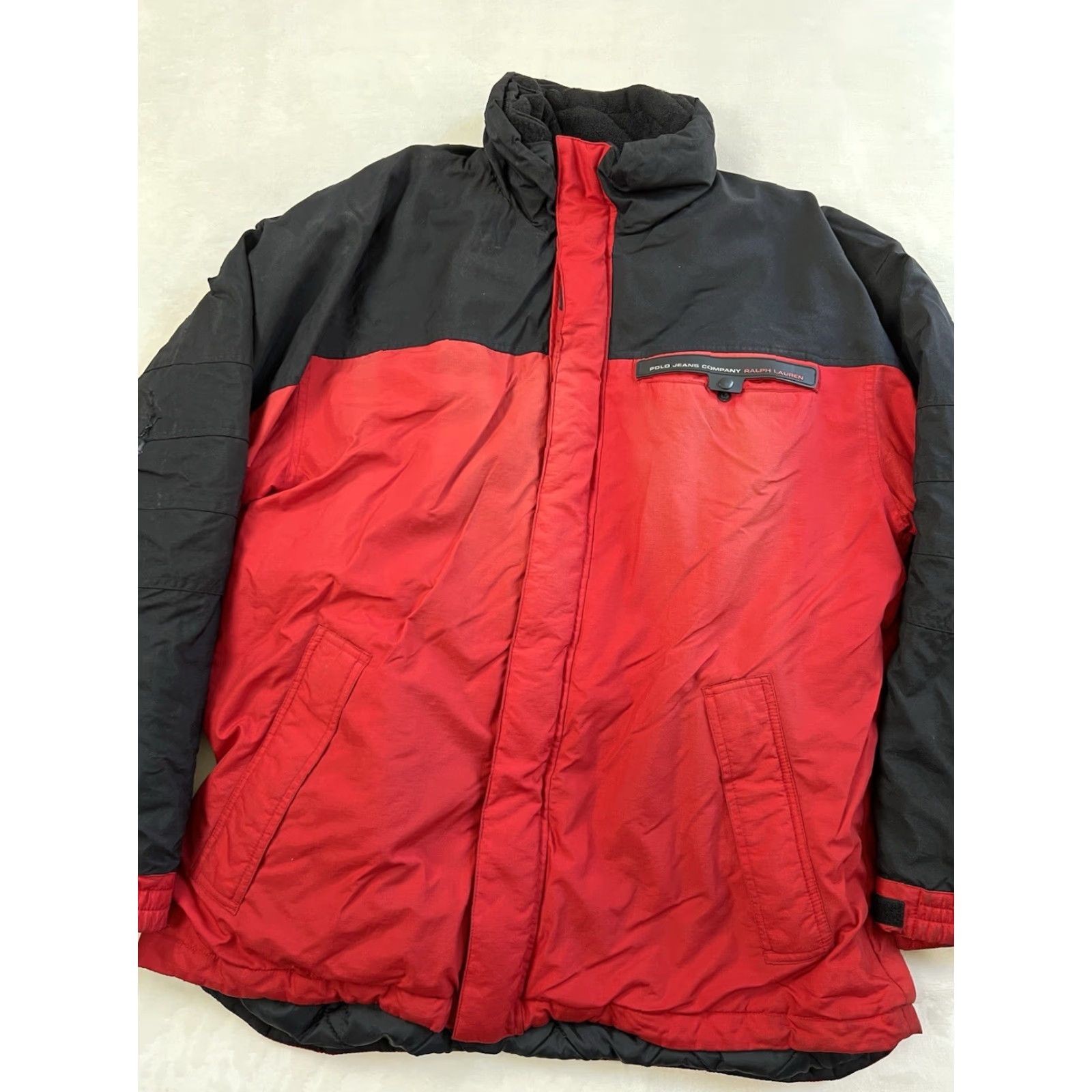 Ralph Lauren VINTAGE Ralph Lauren Polo Jeans Co. Jacket Mens Puffer XL Red Ski 90s Winter Outdoor Mens Size US XL / EU 56 / 4 - 3 Thumbnail