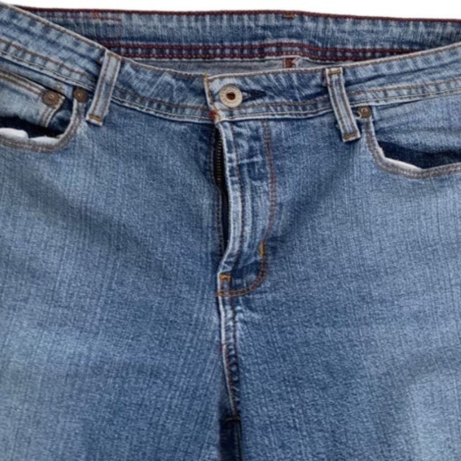 Polo Ralph Lauren Polo Ralph Lauren Women's Size 12 Jeans Stretch Kelly Cuffed Size 34" / US 12 / IT 48 - 2 Thumbnail