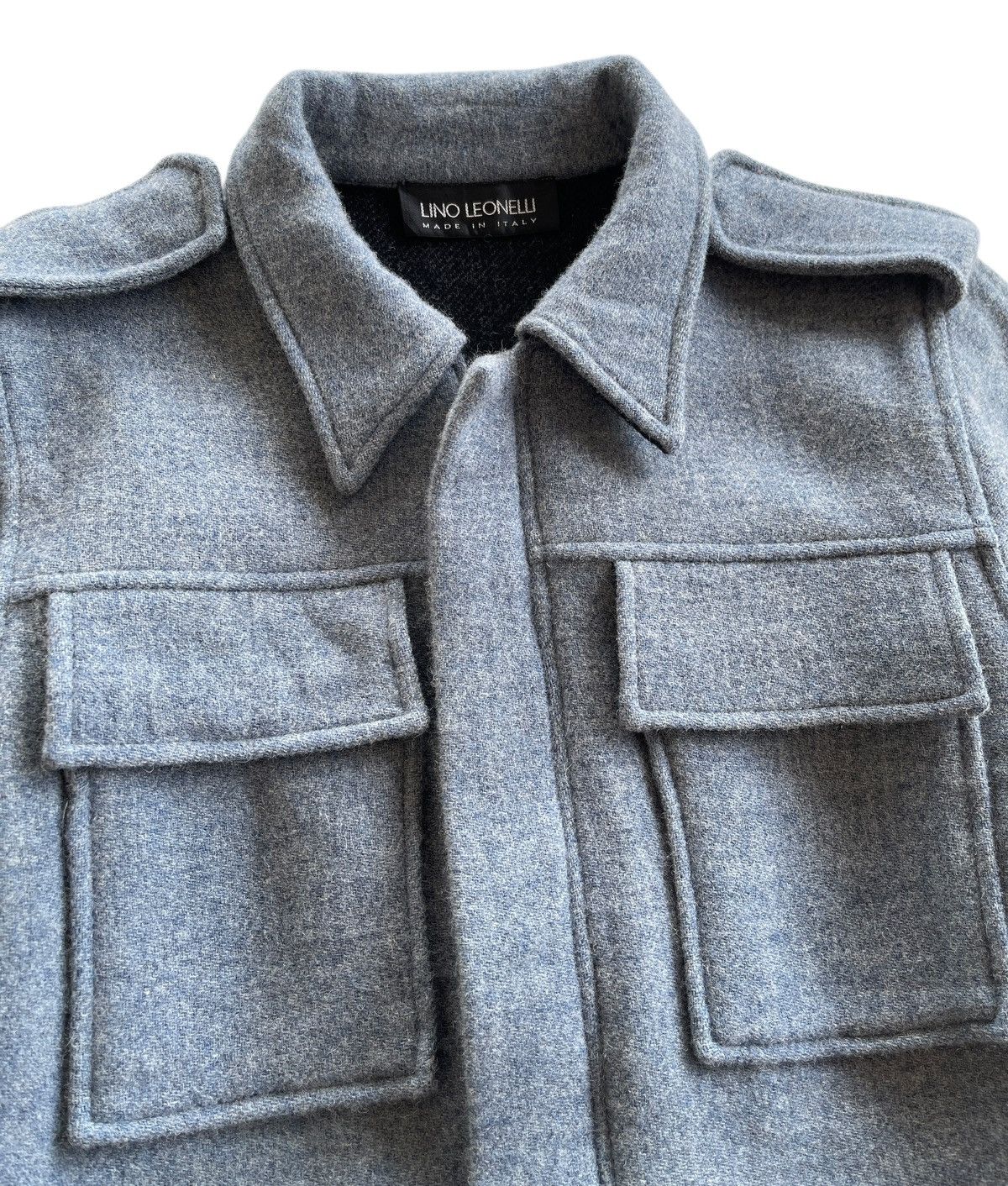 Vintage Italian Lino Leonelli Twill Wool Blouson Jacket Size US S / EU 44-46 / 1 - 7 Thumbnail