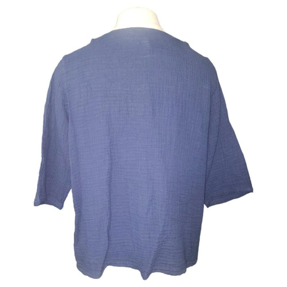 Designer CT1091 Navy Blue Open Bolero Ladies Jacket S/M Size S / US 4 / IT 40 - 4 Thumbnail