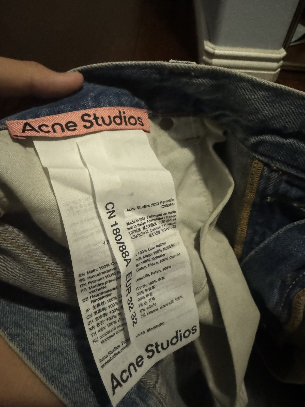 Acne Studios Acne Studios Penicillin Super Baggy Jeans Size US 34 / EU 50 - 2 Thumbnail