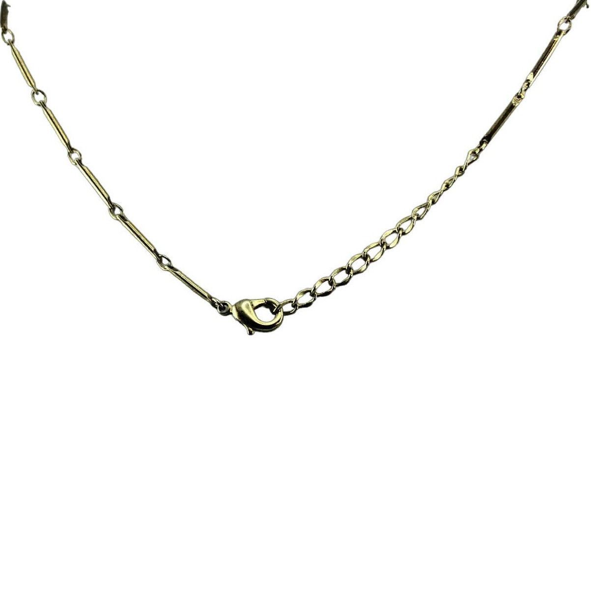 Other Victorian Style Necklace Ambertone Beads Rhinestones Chains Size ONE SIZE - 3 Thumbnail