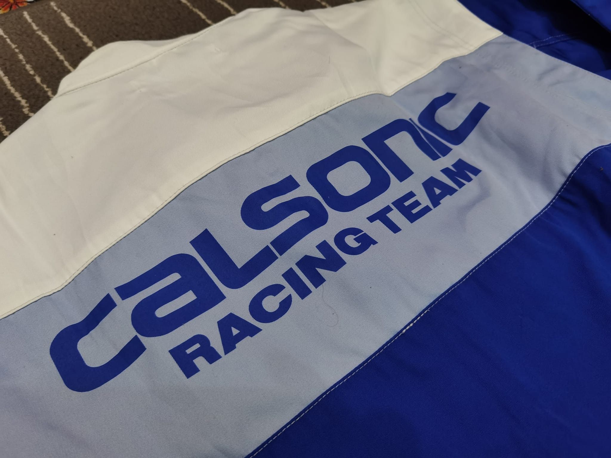 Japanese Brand JDM calsonic RACING TEAM COVERALL M w34 - 37 Size US 34 / EU 50 - 3 Thumbnail