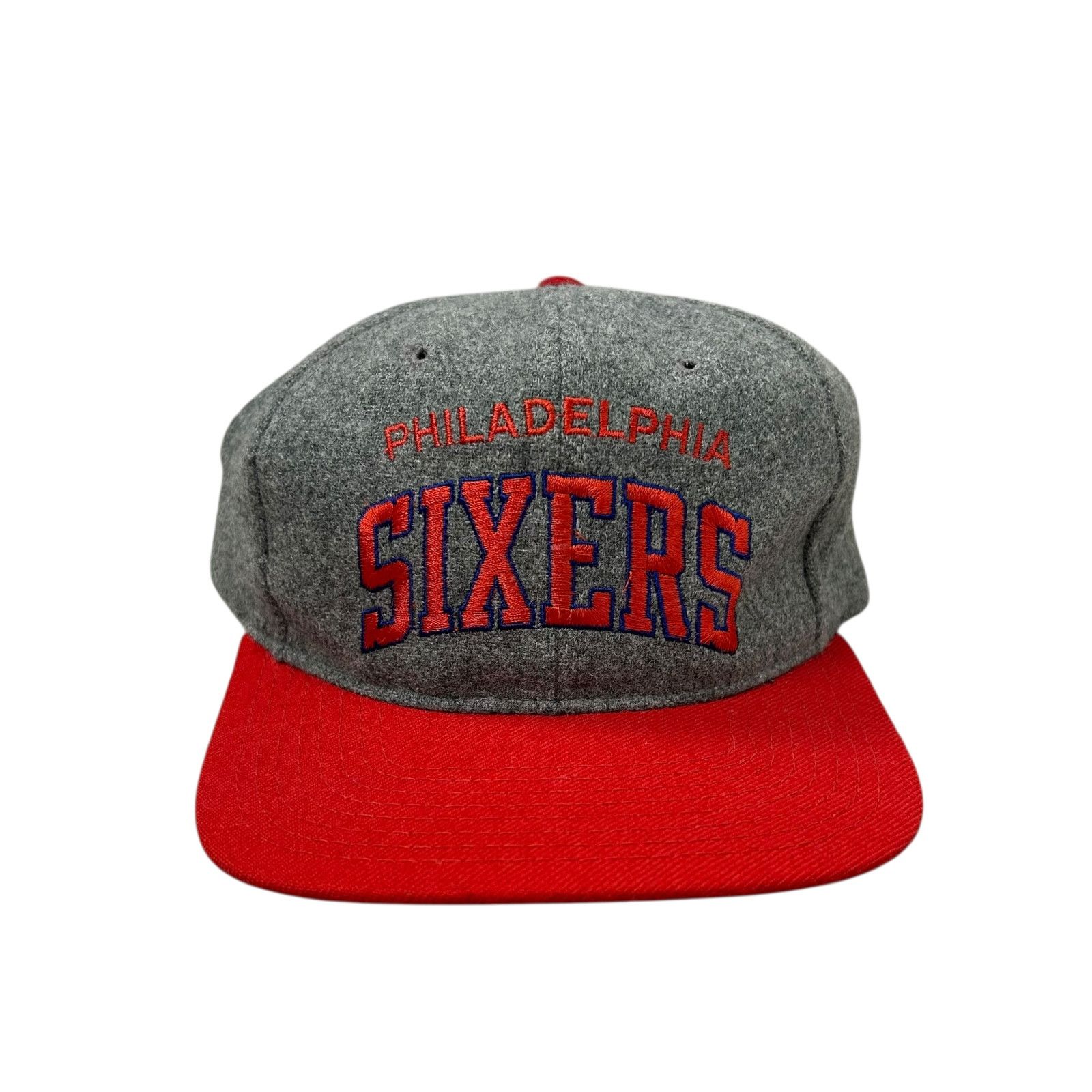 NBA VTG 90s NBA PHILADELPHIA 76ERS STARTER WOOL SNAPBACK HAT Size ONE SIZE - 1 Thumbnail