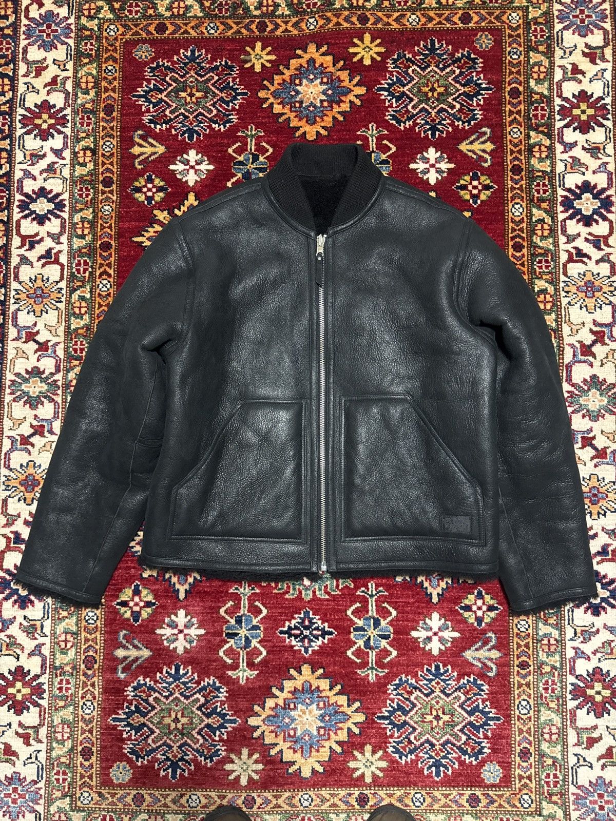 Stussy STUSSY LEATHER JACKET SHEARLING Size US M / EU 48-50 / 2 - 1 Thumbnail