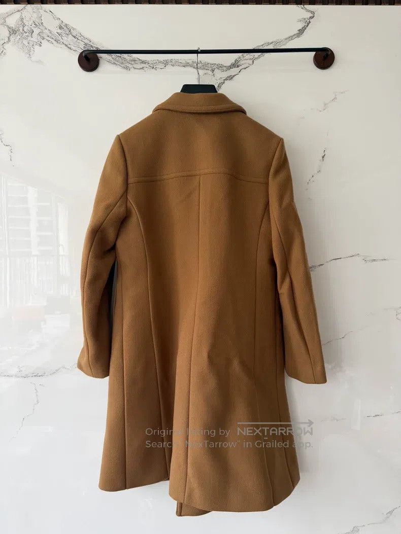 Celine CELINE Brown Double-Breasted Coat Size US XXS / EU 40 - 3 Thumbnail