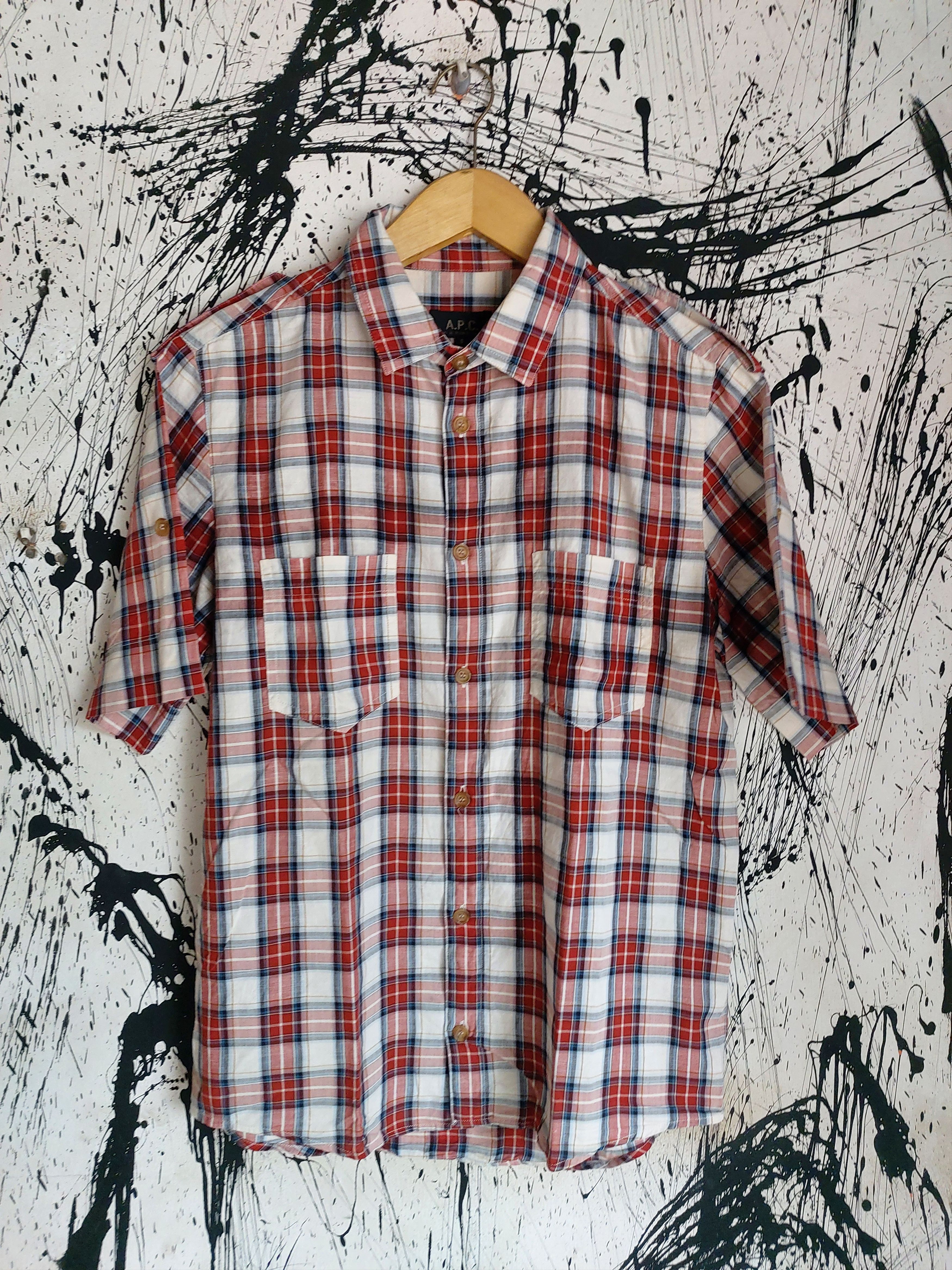 A.P.C. A.P.C. BUTTON UP SHIRT DOUBLE POCKET Size US S / EU 44-46 / 1 - 1 Thumbnail