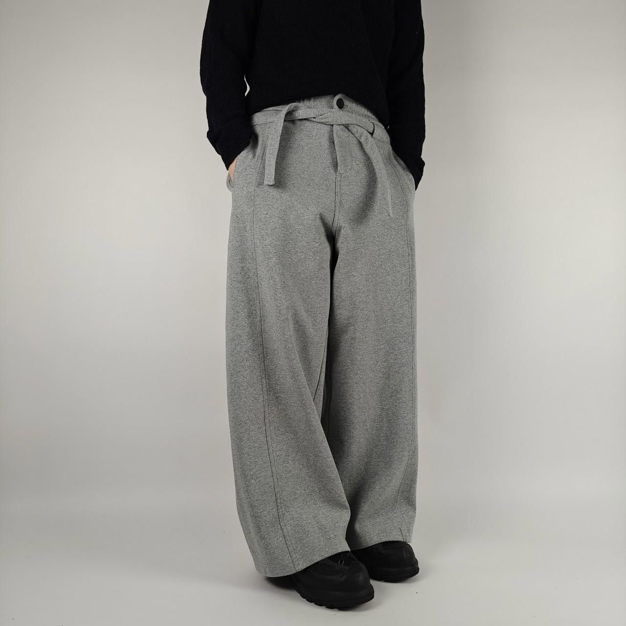 Other Grey Wide Thick Belted Sweatpants Size US 32 / EU 48 - 6 Thumbnail