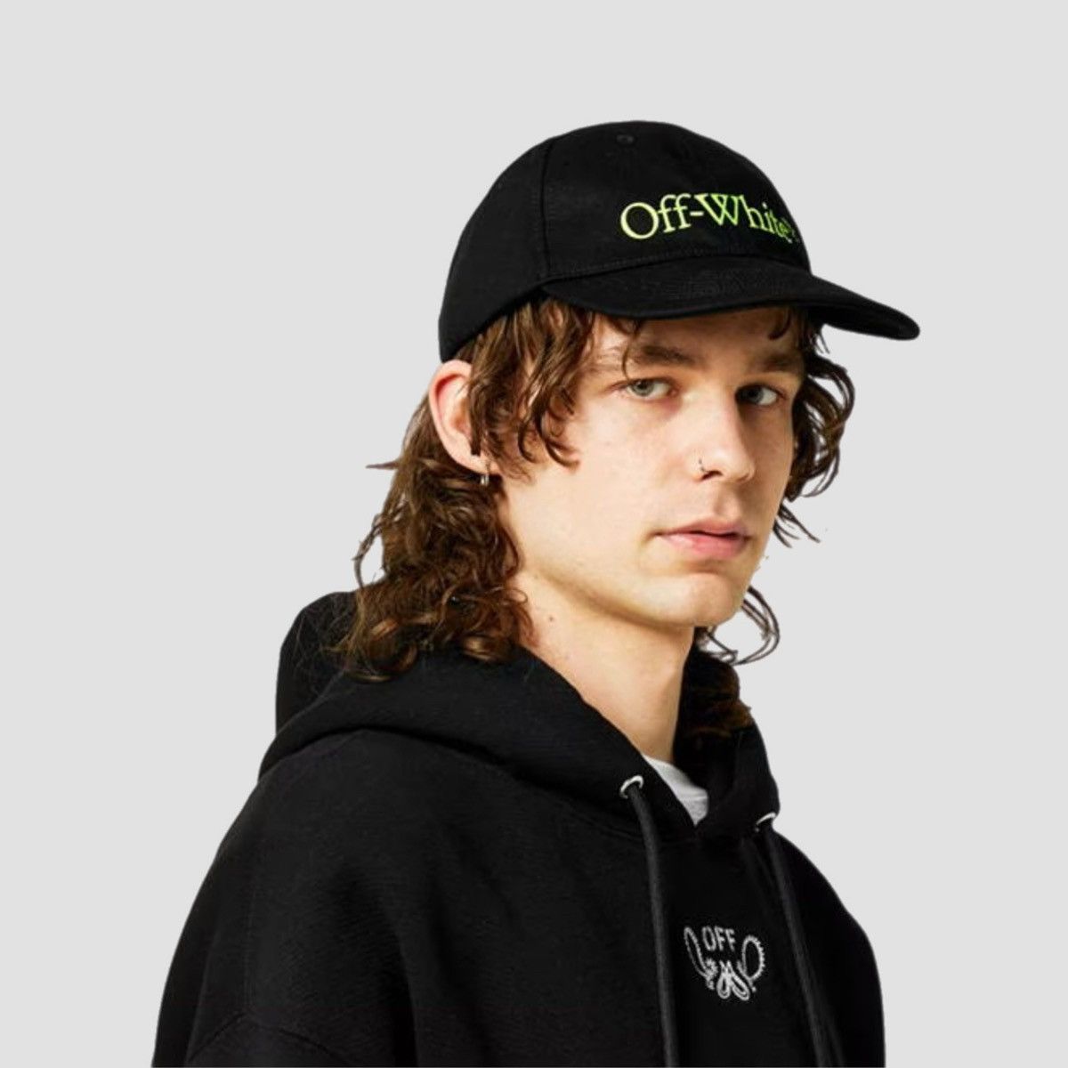 Off-White Off-White Bookish OW Baseball Cap Size ONE SIZE - 4 Thumbnail