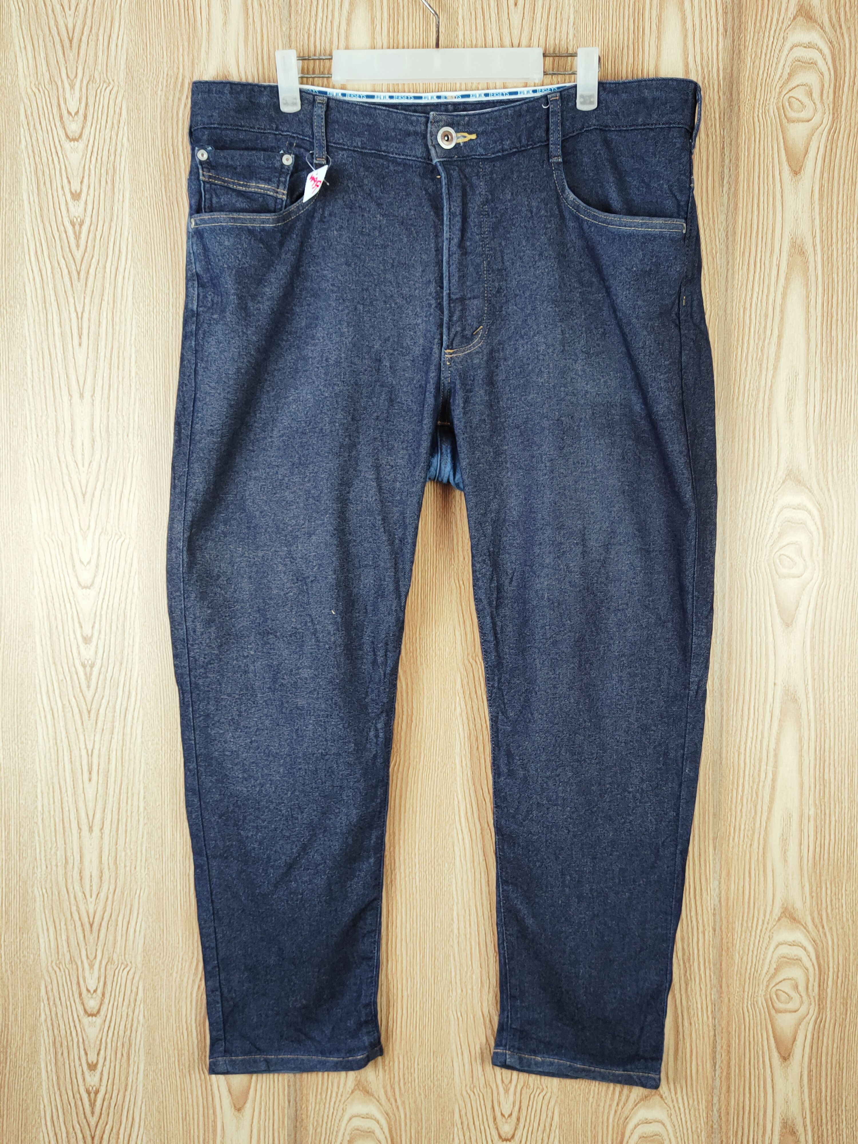 Edwin Edwin Jerseys Navy Distressed Ripped Soft Jeans #W937 Size US 38 / EU 54 - 1 Thumbnail