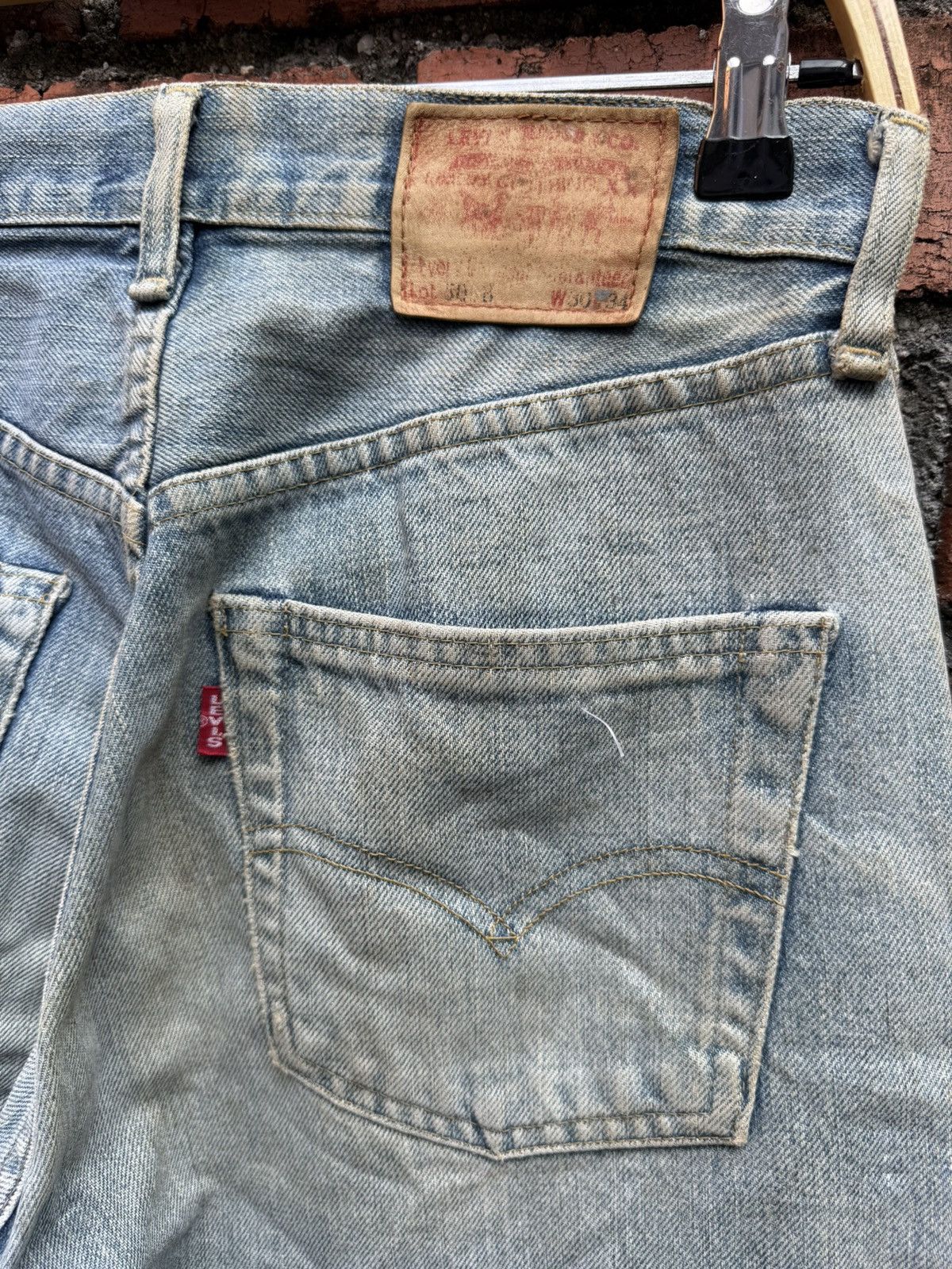 Levi's Vintage Clothing W30x30.5 Vintage levi’s 503B redline big E faded Size US 30 / EU 46 - 3 Thumbnail