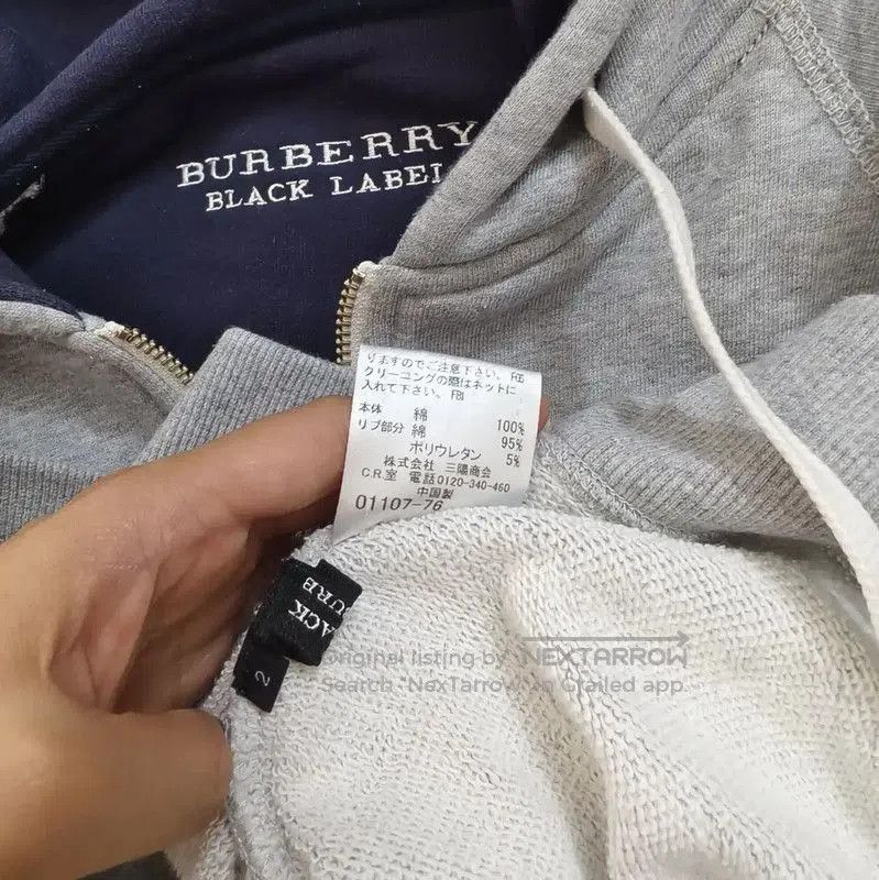 Burberry Burberry Gray Cotton Women's Long Sleeve Cardigan. Size M / US 6-8 / IT 42-44 - 5 Thumbnail