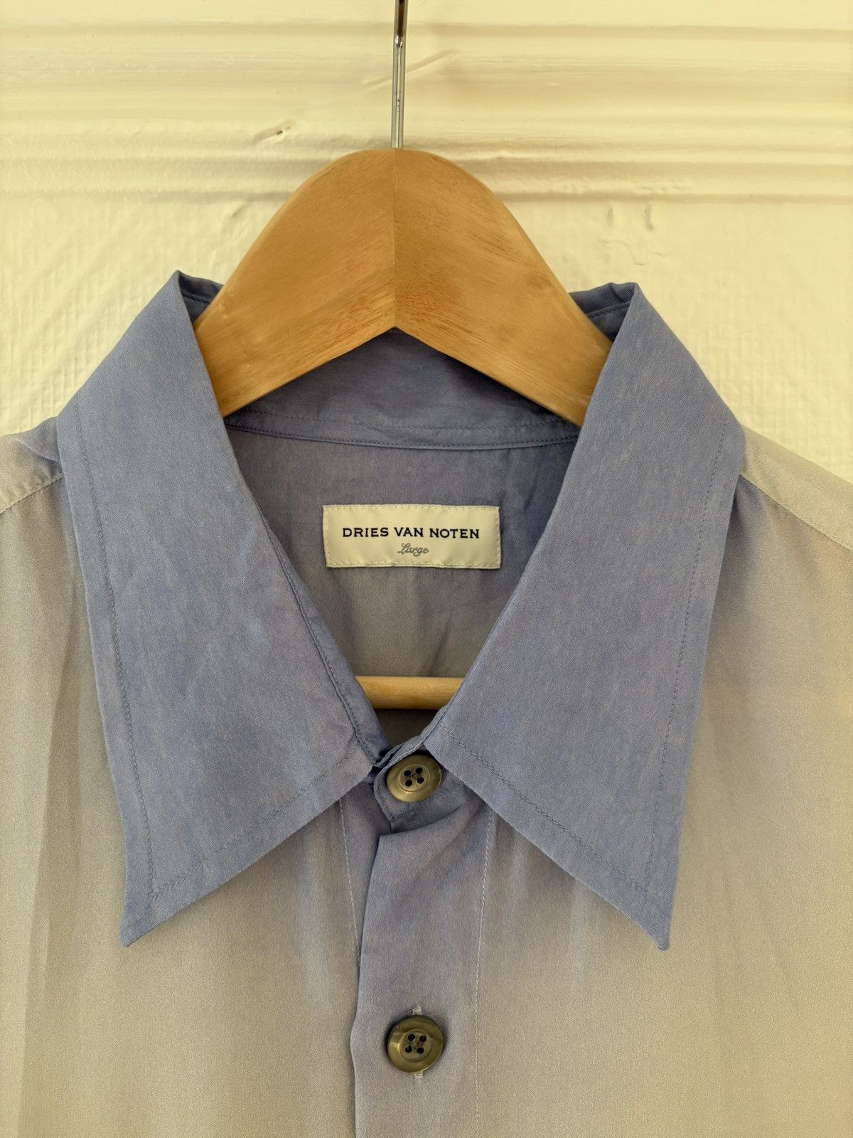 Dries Van Noten Dries Van Noten runway silk shirt Size US L / EU 52-54 / 3 - 5 Thumbnail