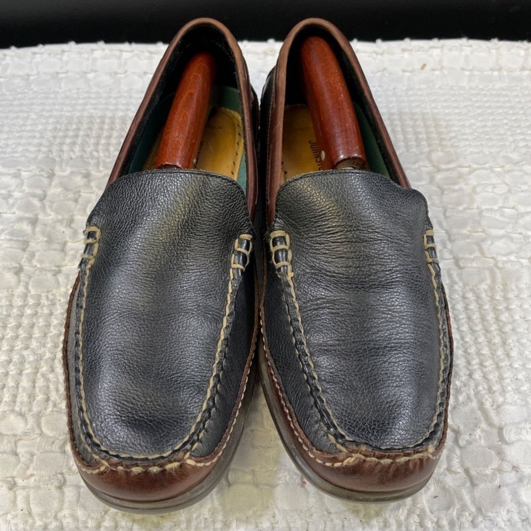 Johnston & Murphy Johnston & Murphy Men's Black/Brown Shoes/Loafers Sz 9.5M SK Size US 9.5 / EU 42-43 - 1 Thumbnail