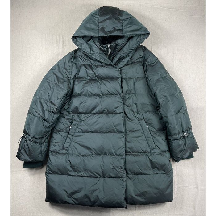 Zara puffer coat shop with wrap collar