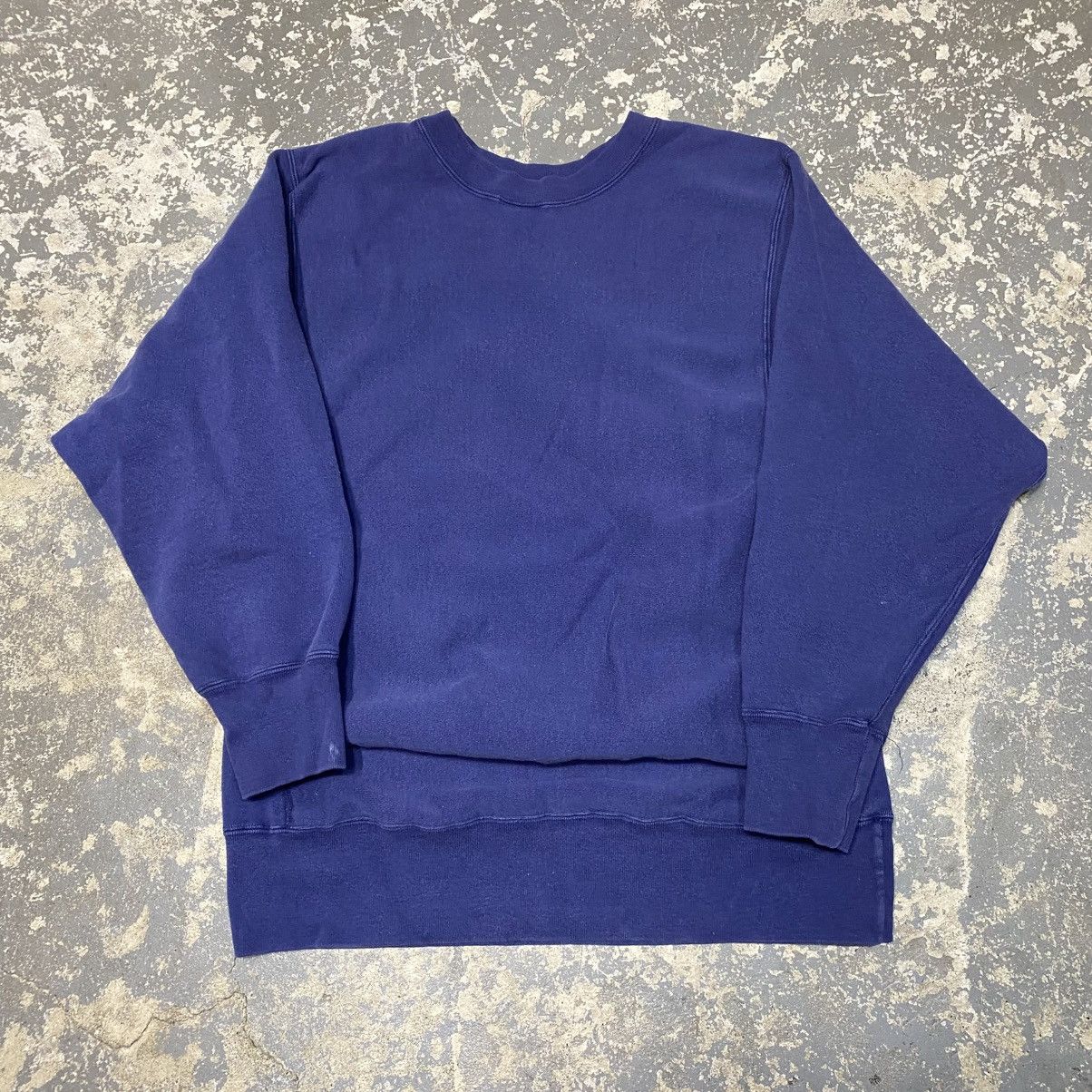 Vintage Vintage Navy Johnstown Reverse Weave Crewneck Sweatshirt 80s Size US L / EU 52-54 / 3 - 9 Thumbnail