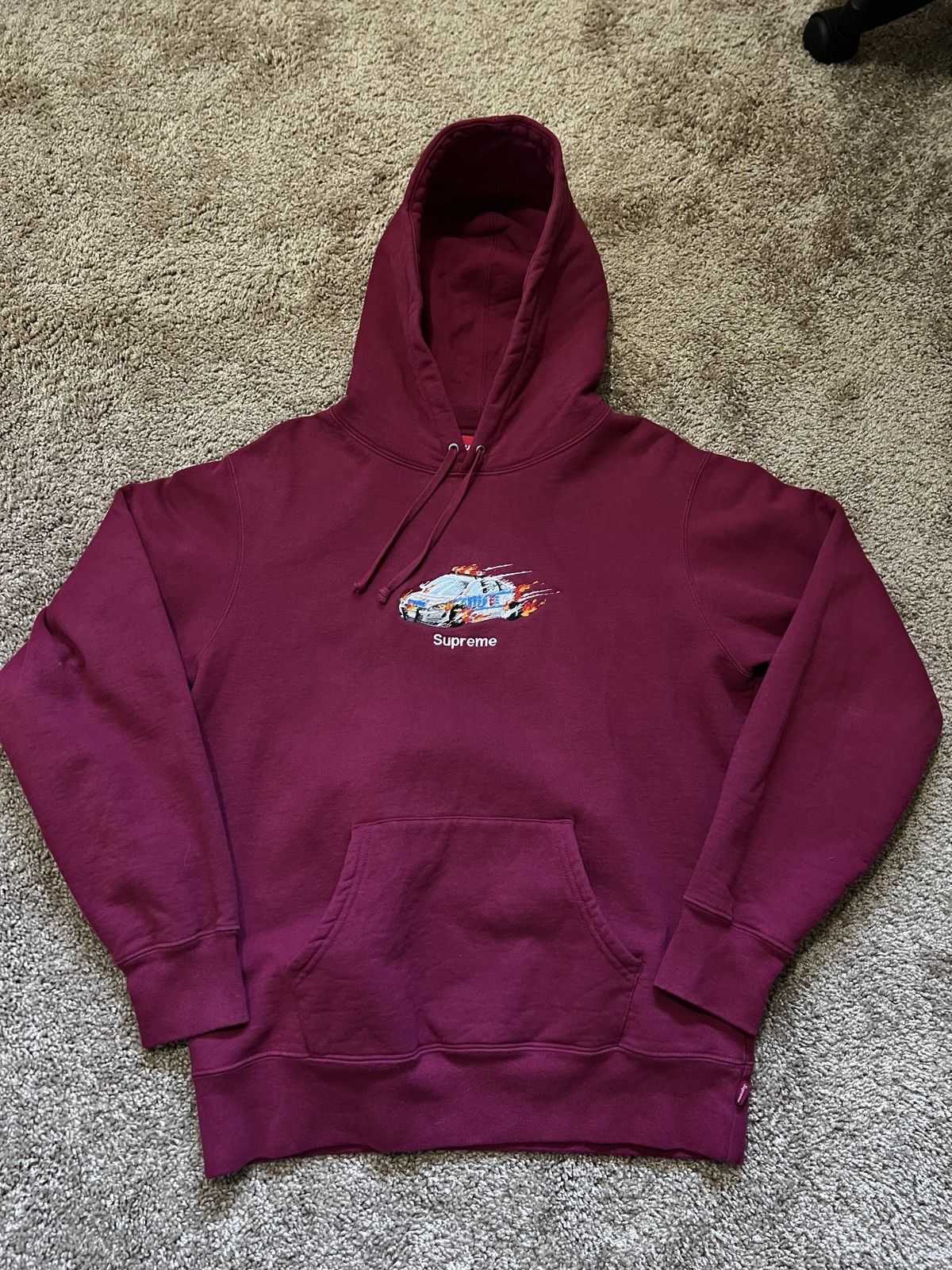 最終値下げ　19aw Supreme Cop Car Hooded M Supreme Cop Car Hooded Sweatshirt (FW19) - $158