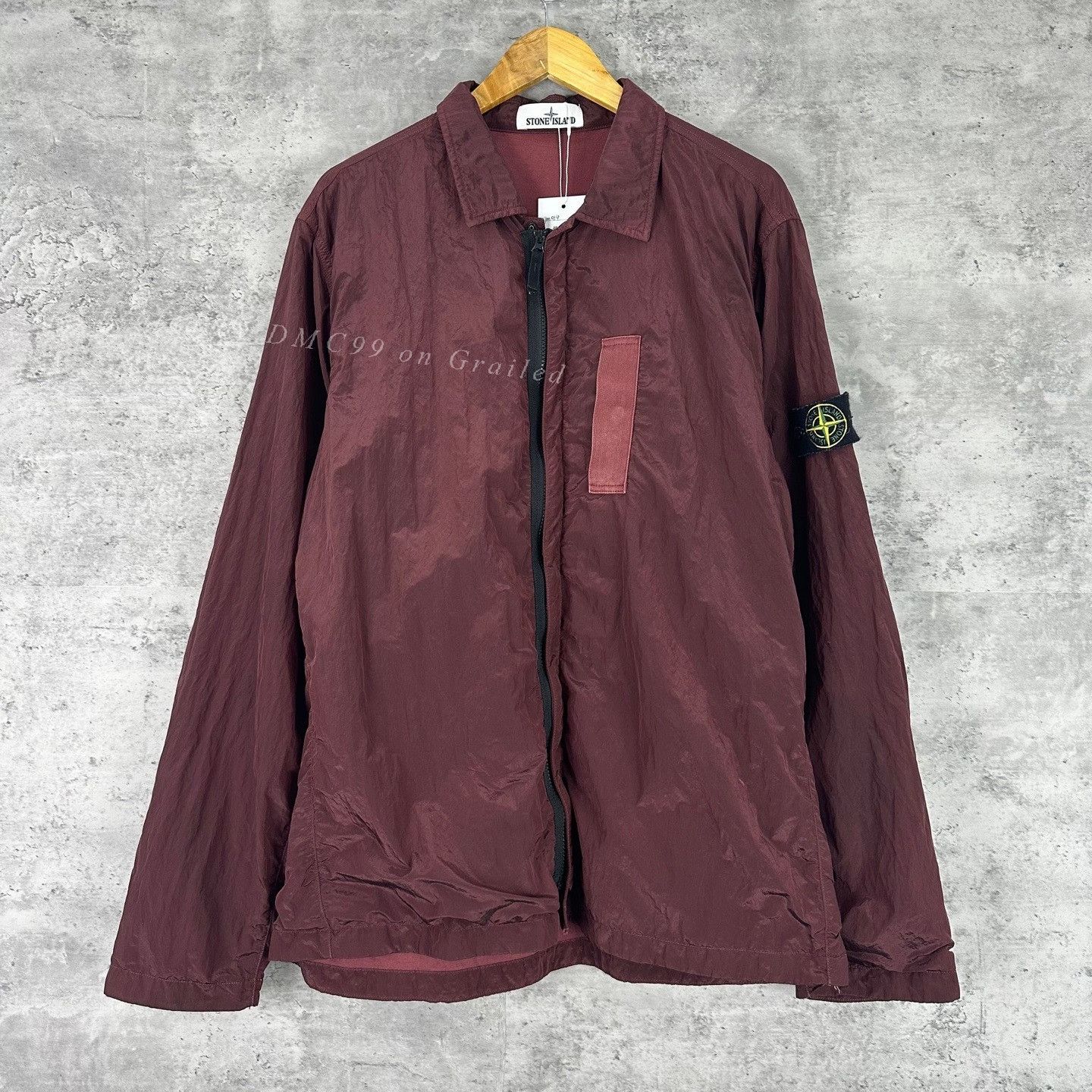 Stone Island Stone Island Nylon Metal Watro Red Weft Jacket XXL
