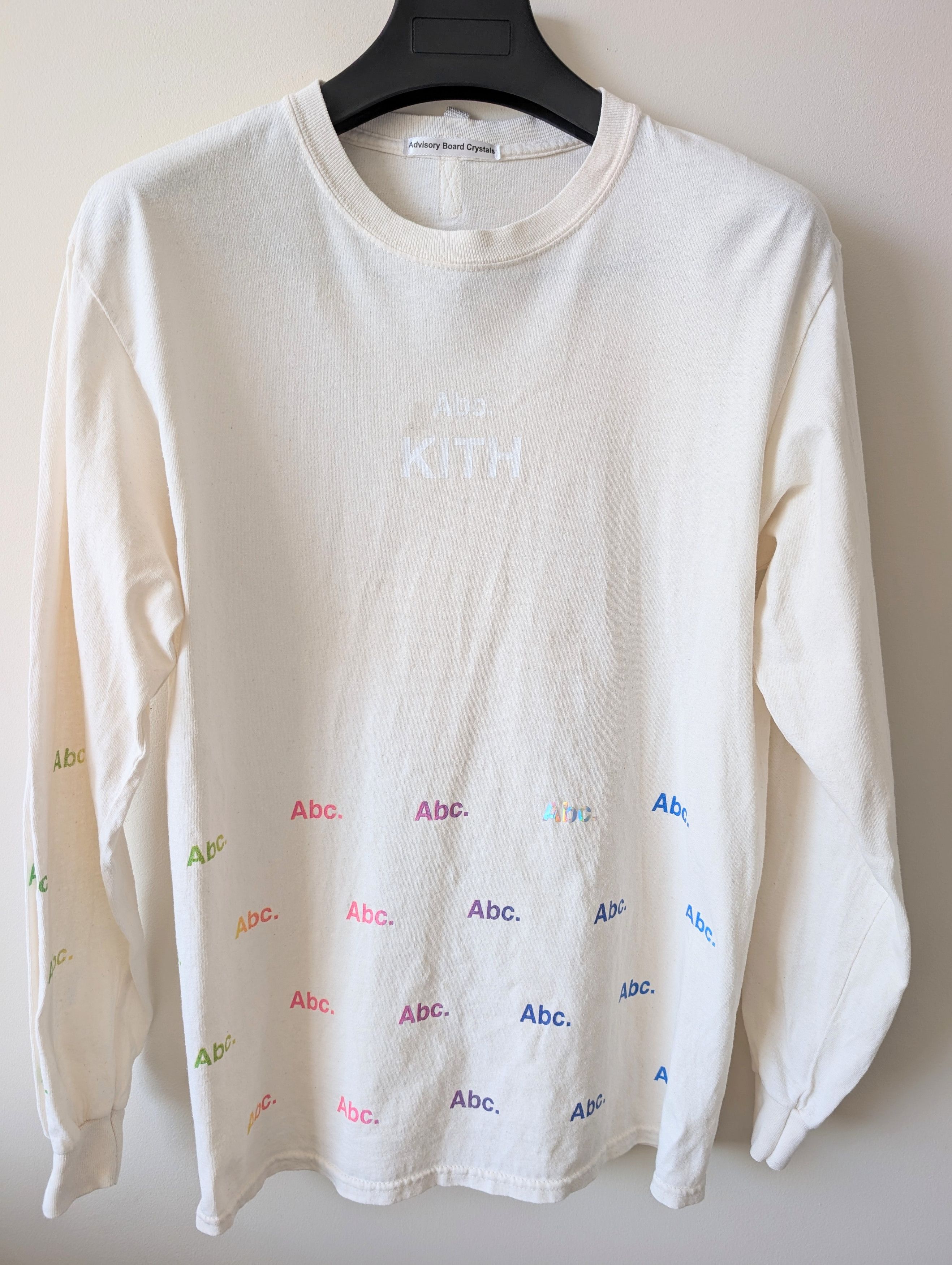 ☆ KITH x Advisory Board Crystals コラボTシャツ ☆ Advisory Board Crystals × Kith Crystals Diagram L/S Tee (Off
