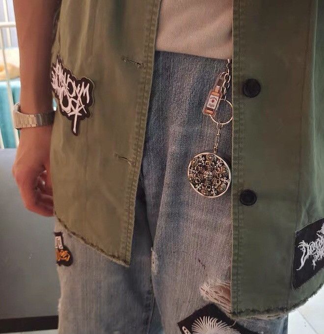 Japanese Brand × Vintage Retro punk y2k mini skull ashtray keychain pocket chain Size ONE SIZE - 5 Thumbnail