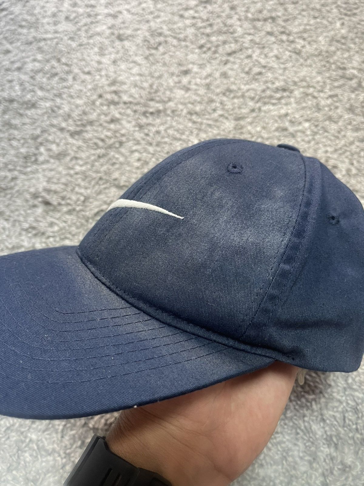 Nike Nike Vintage Y2K Swoosh Blue Cap Baseball Size ONE SIZE - 7 Thumbnail
