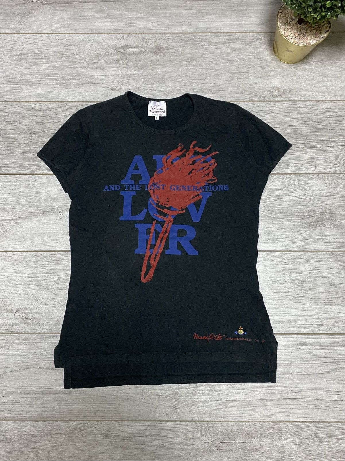 Vivienne Westwood Vivienne Westwood orb Art Lover the lost generation tee eb0 Size US L / EU 52-54 / 3 - 1 Thumbnail
