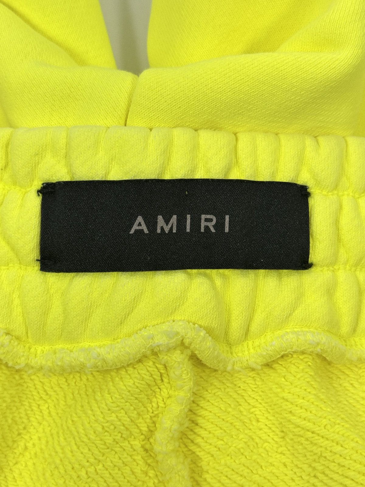 Amiri NEON YELLOW LOGO PRINT SHORTS Size US 38 / EU 54 - 4 Thumbnail