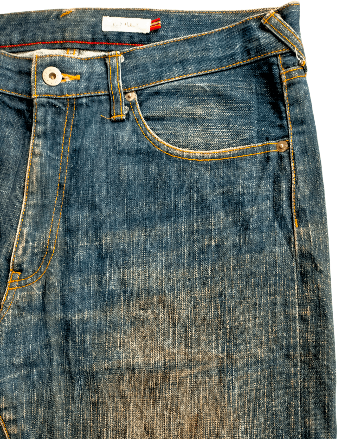 Japanese Brand Karl Helmut Hagi Patchwork Jeans Size US 34 / EU 50 - 4 Thumbnail