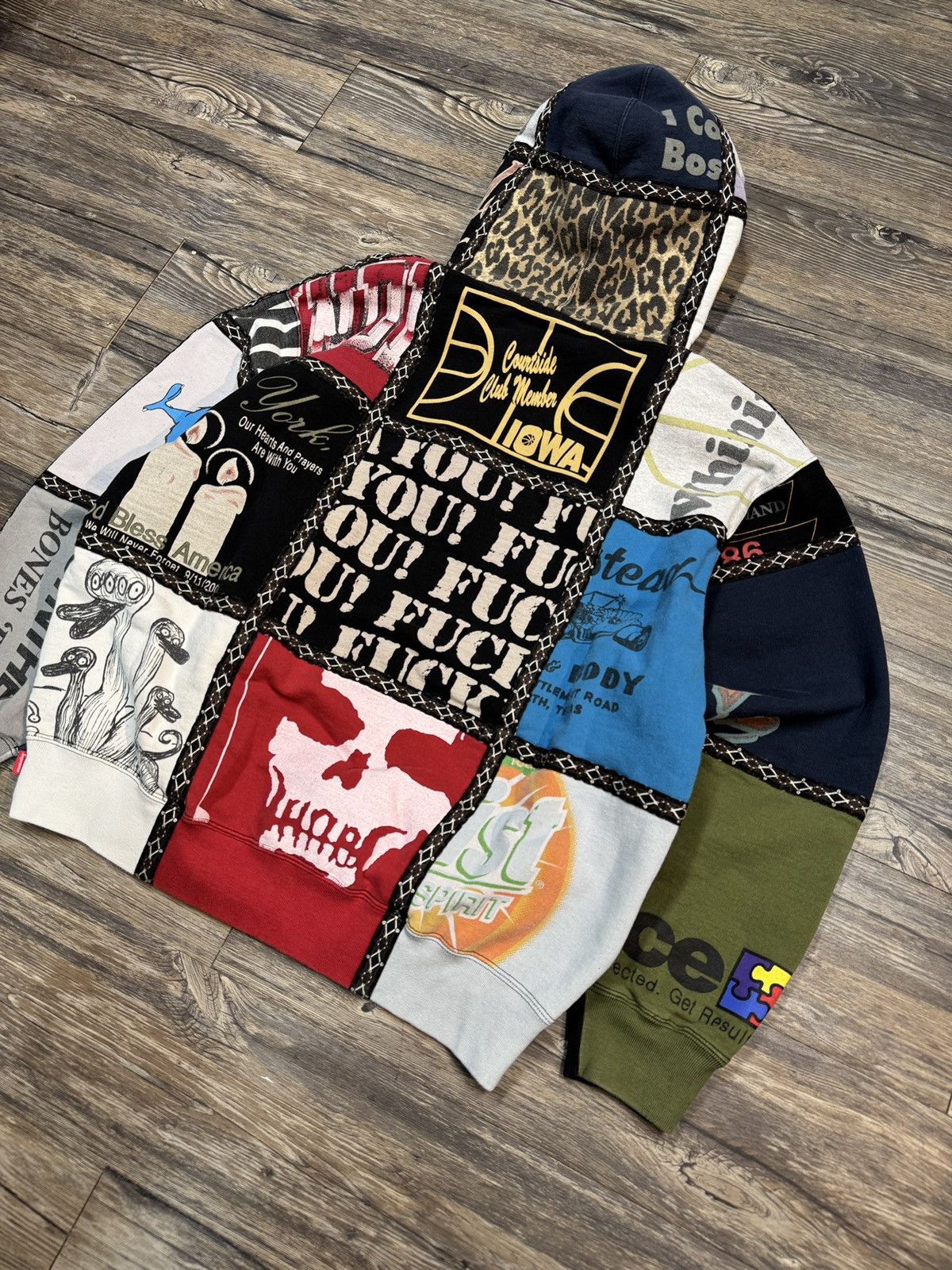 Number (N)ine × Supreme Supreme x Number (N)ine All Over Print Zip-Up Hoodie Size US L / EU 52-54 / 3 - 3 Thumbnail