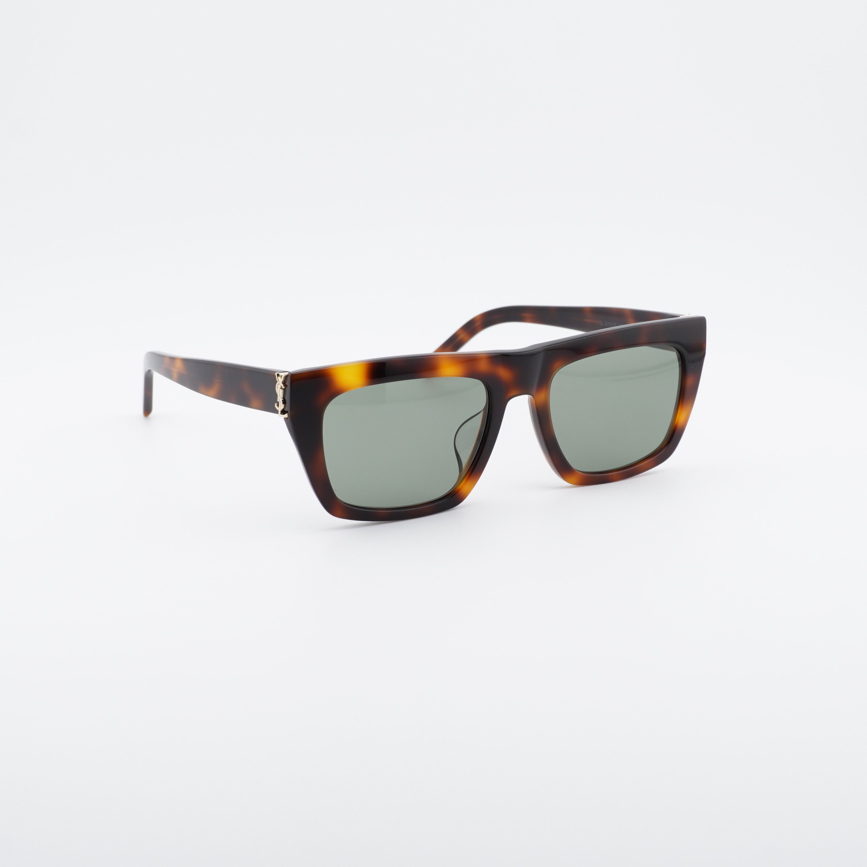 Saint Laurent Paris Saint Laurent SL M131/F 003 Sunglasses Havana Square Frame Size ONE SIZE - 3 Thumbnail